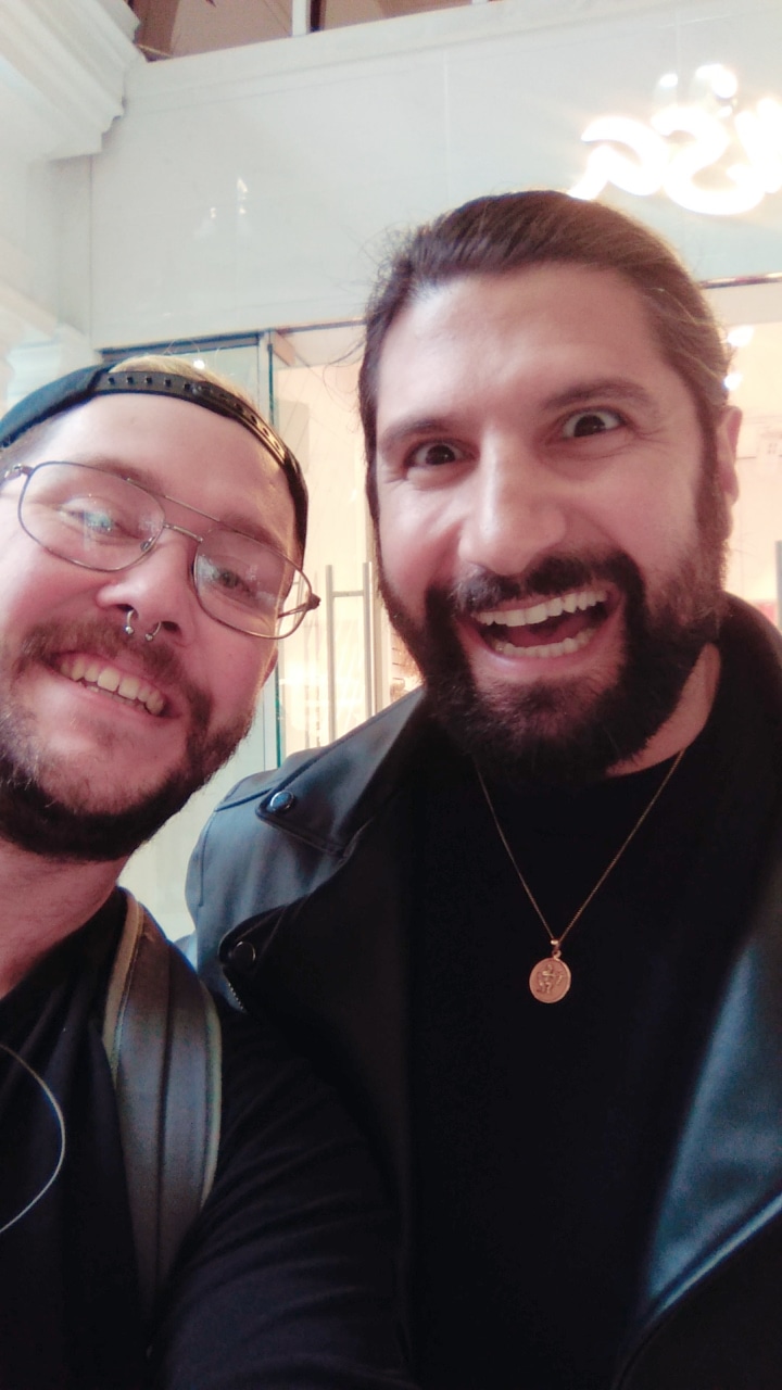 Just bumped in to Kayvan Novak from What we do in the Shadows and
