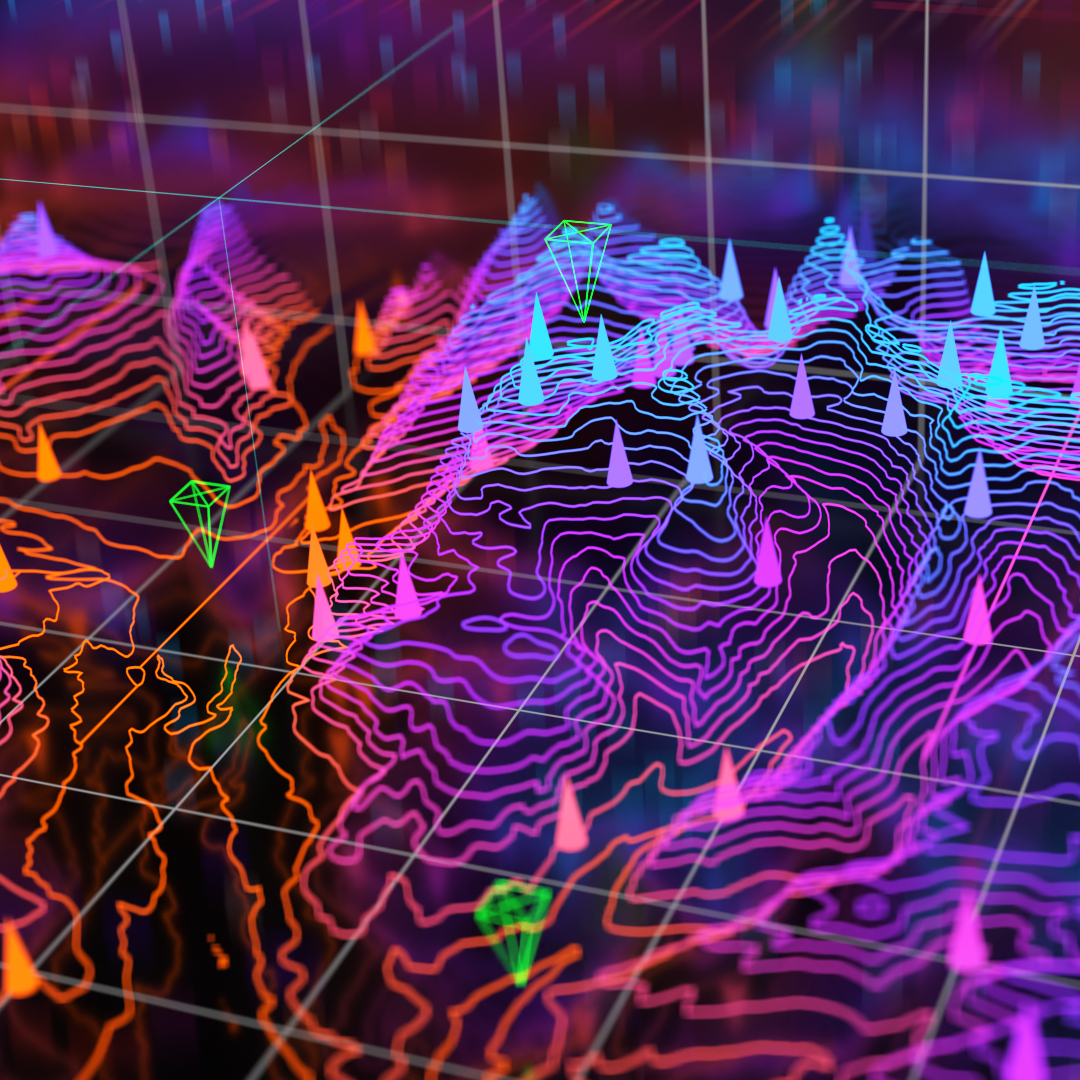 Blender 3D Topographic Map Topo map blender