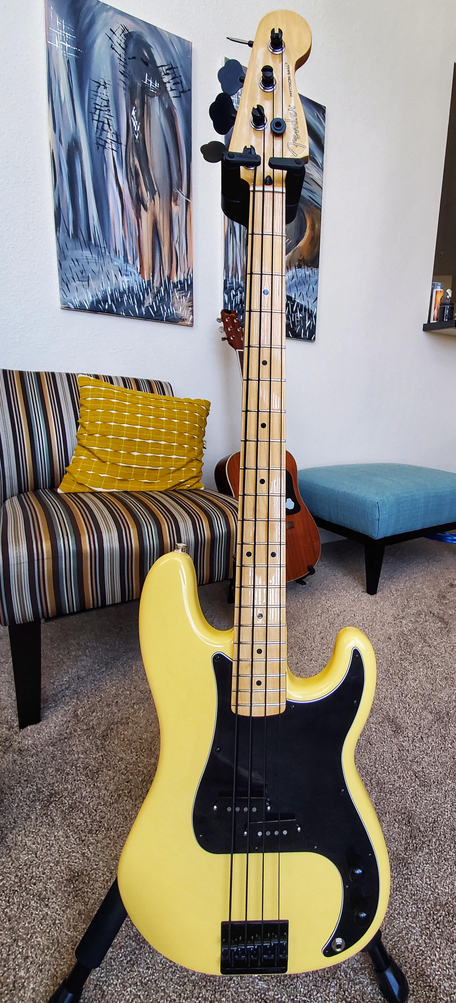 Went with some upgraded black hardware on my Player Series P Bass in