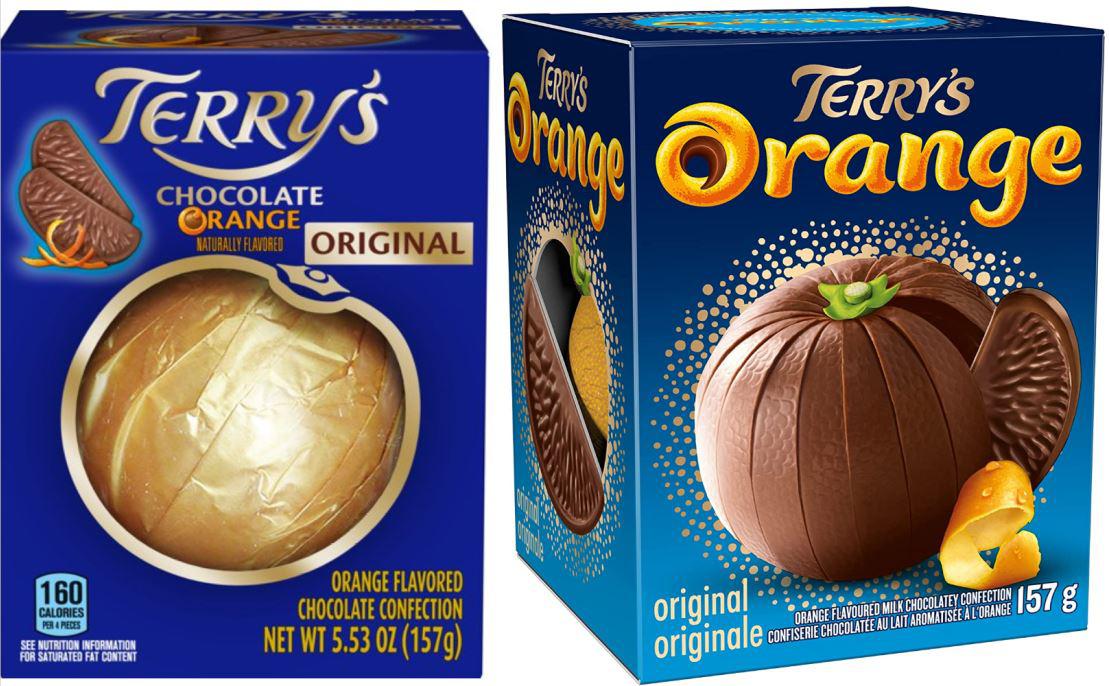 Terry's Chocolate Orange is now just "Terry's Orange" with the word