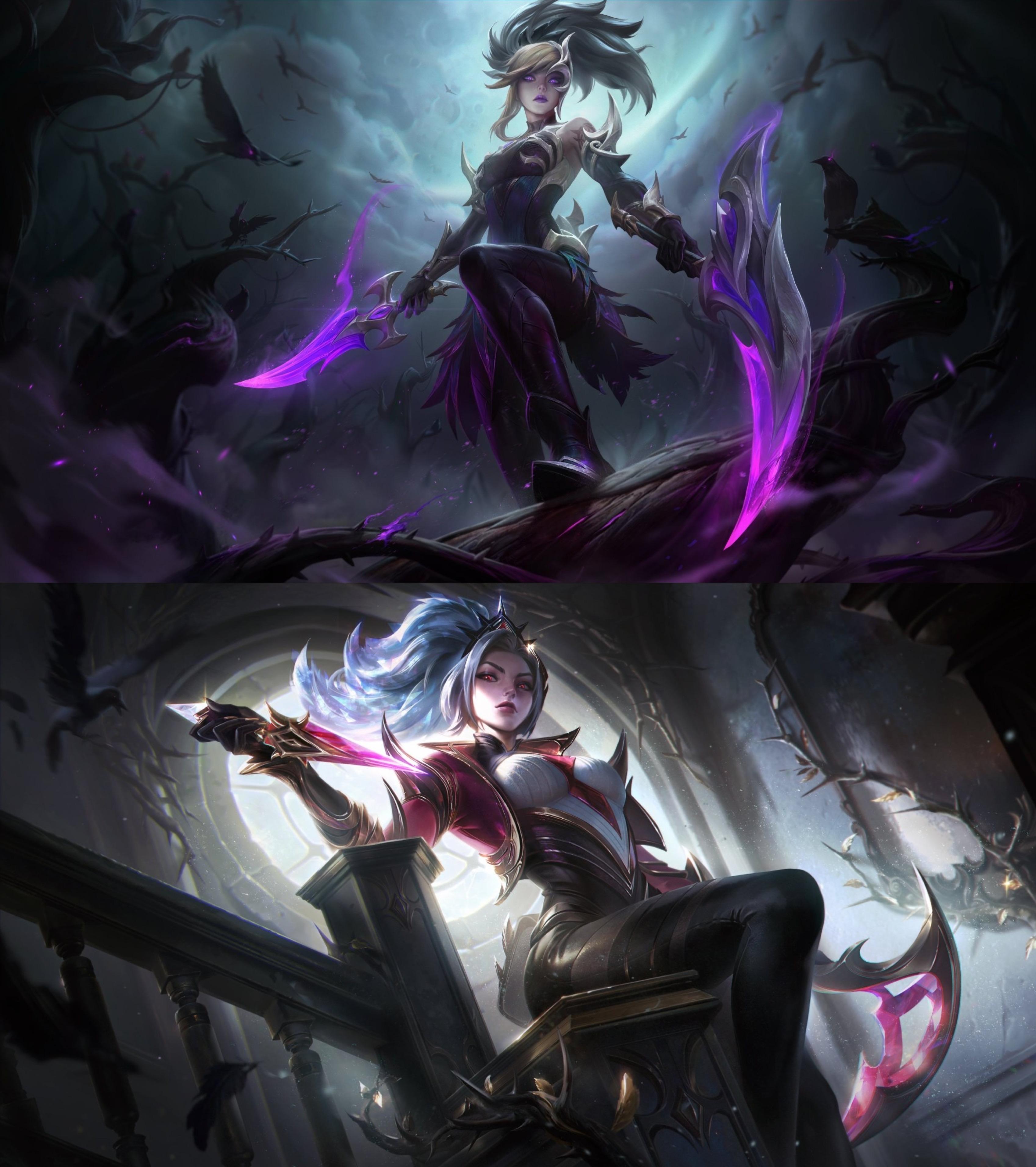 Coven Akali & Prestige Splash Art 🖤 r/akalimains