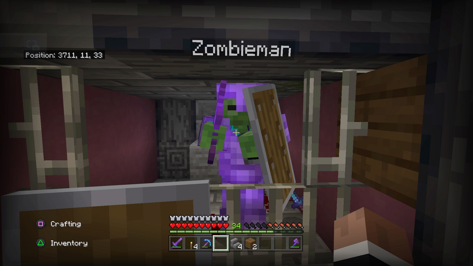 Finally got the zombie at my zombie grinder to full netherite set along