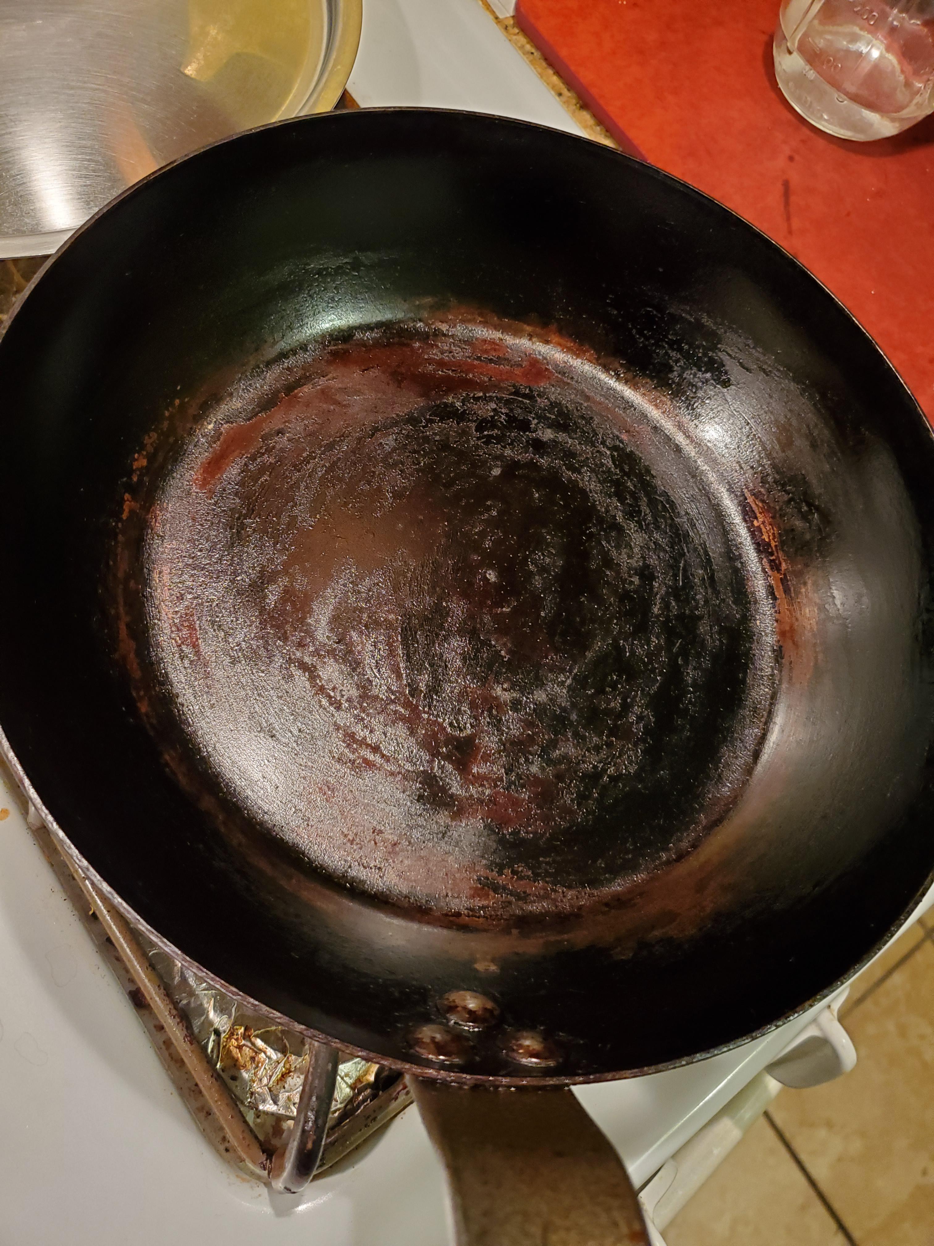 My old Debuyer carbon steel pan r/carbonsteel