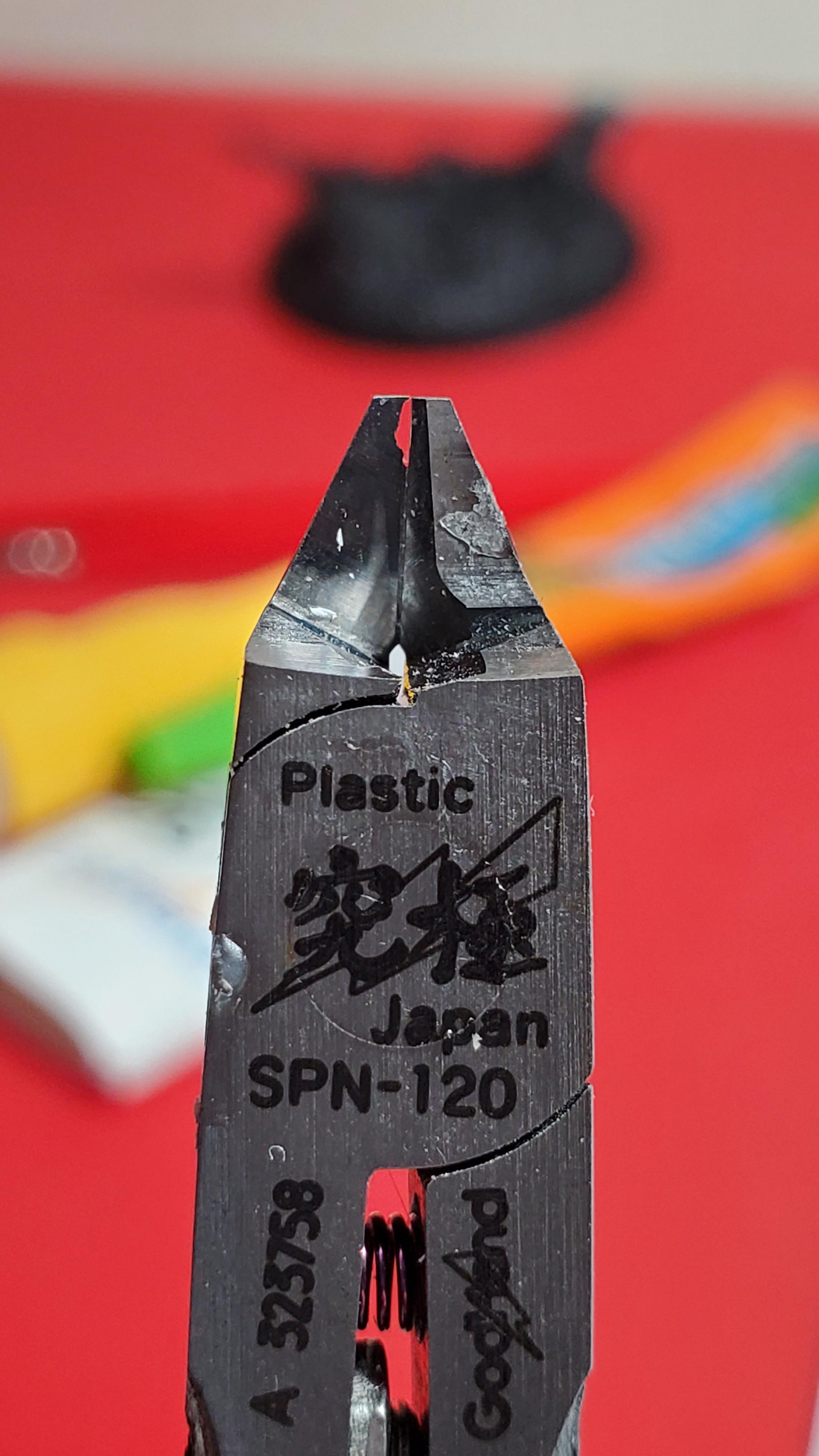 My friend needed a pair of nippers to build his first model and I let