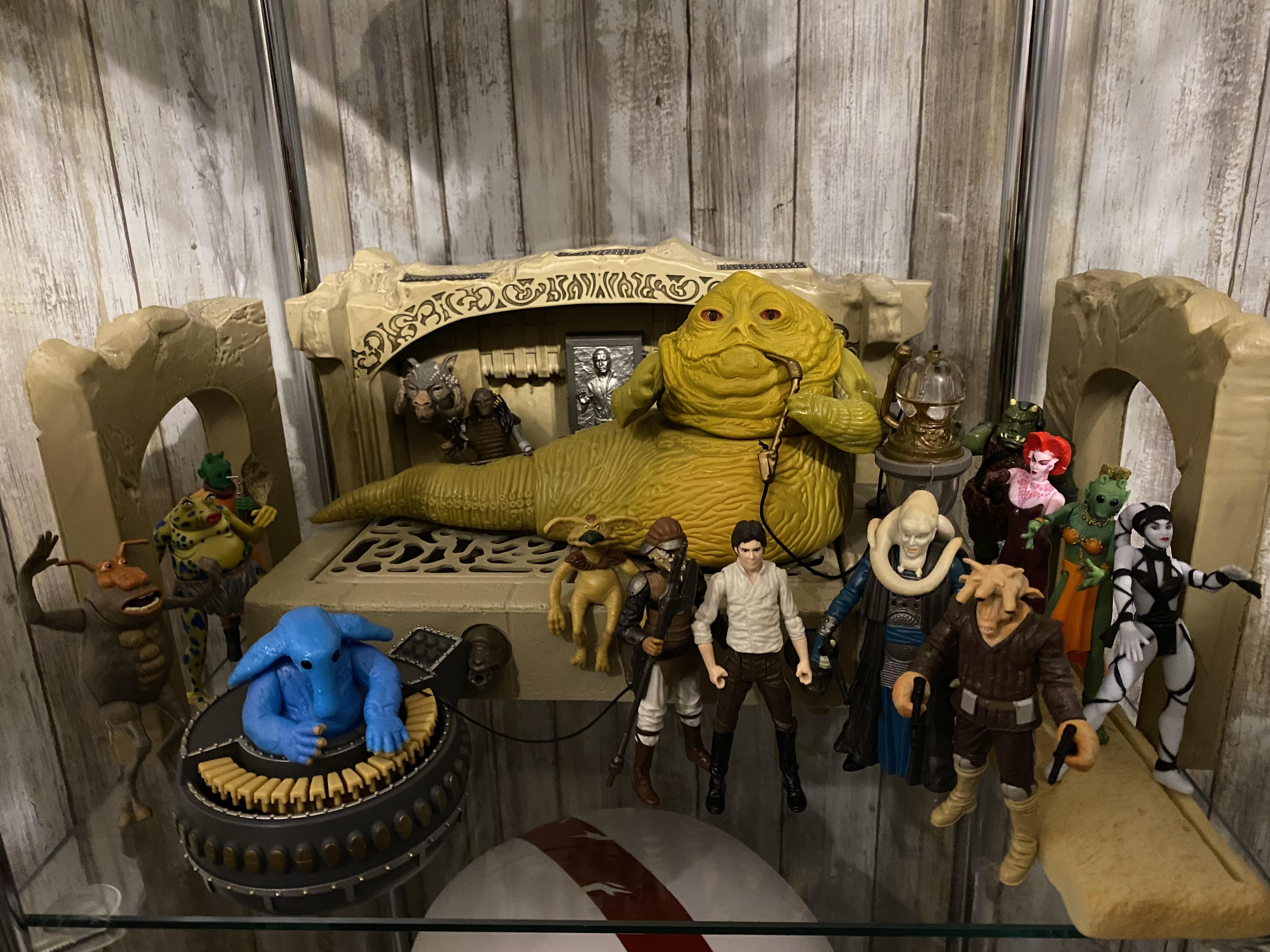 My Jabba’s Palace Shelf. r/starwarscollecting