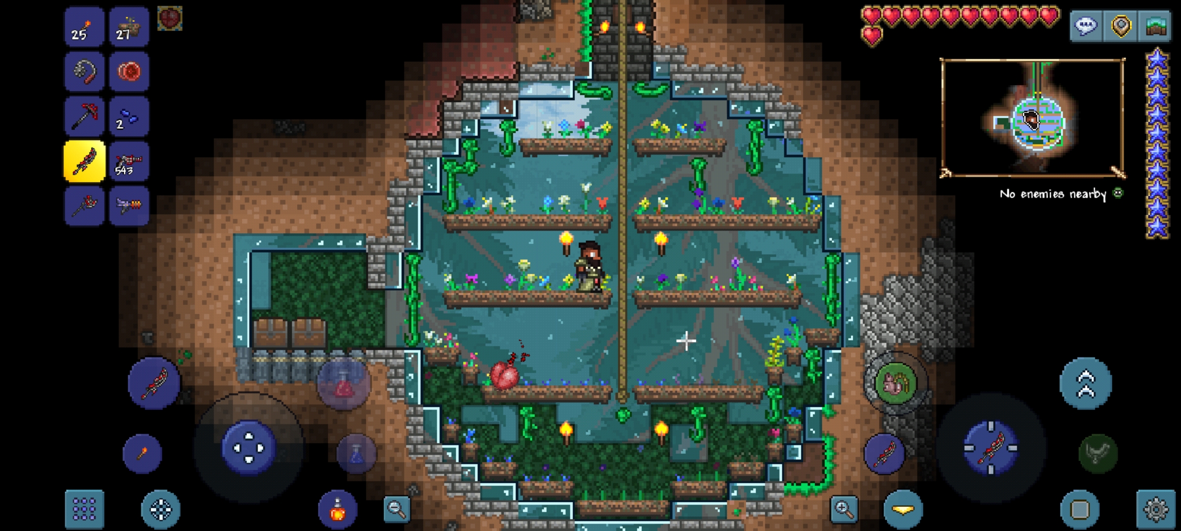 My Terraria Flower Garden (Still in Development) r/Terraria