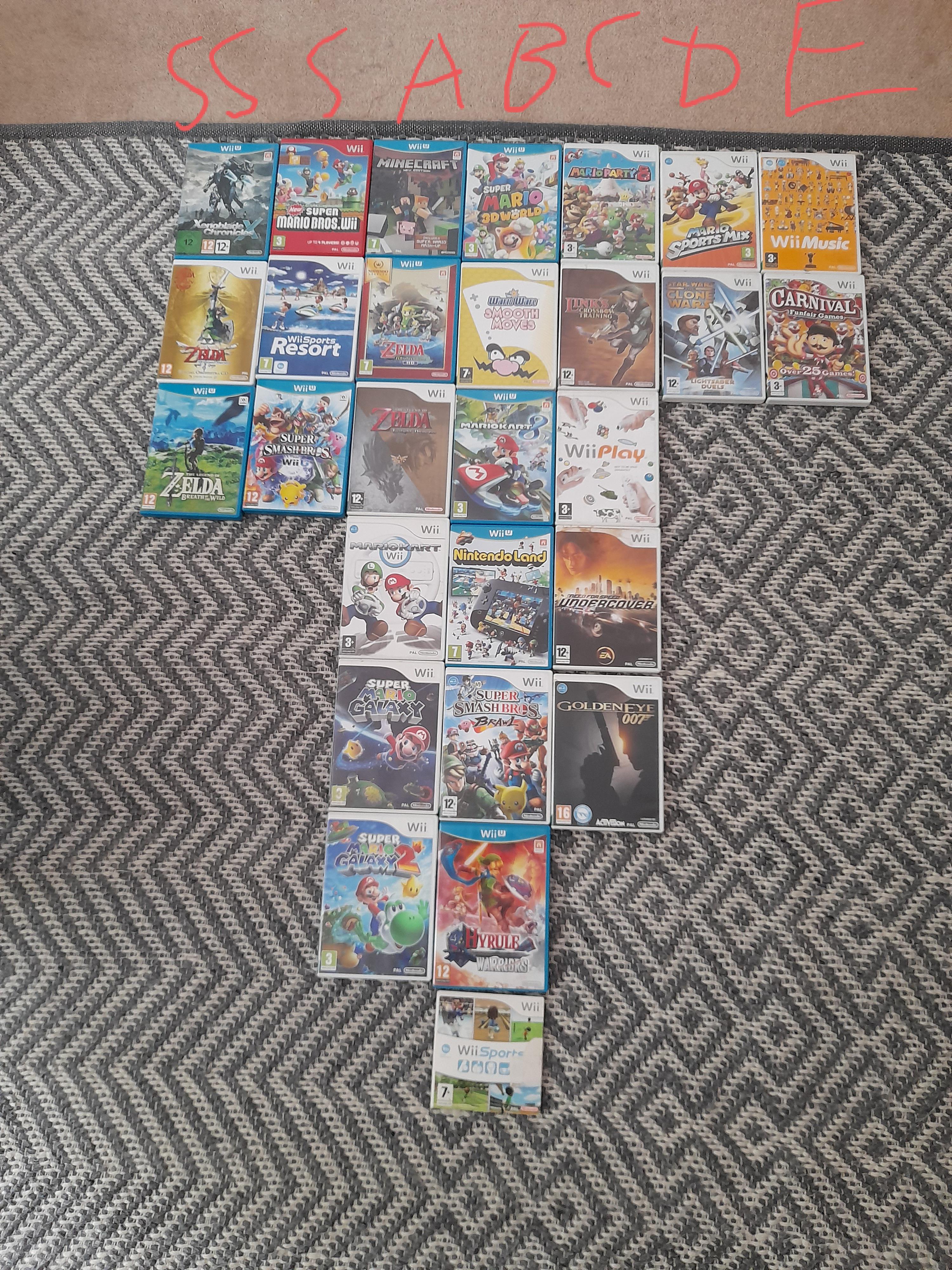 My ranking of all my wii(u) games! r/wiiu