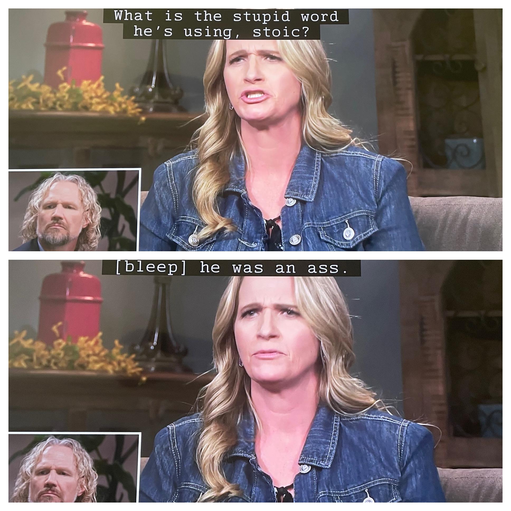 One of the best parts of the tellall part 3 episode...& seeing Kody