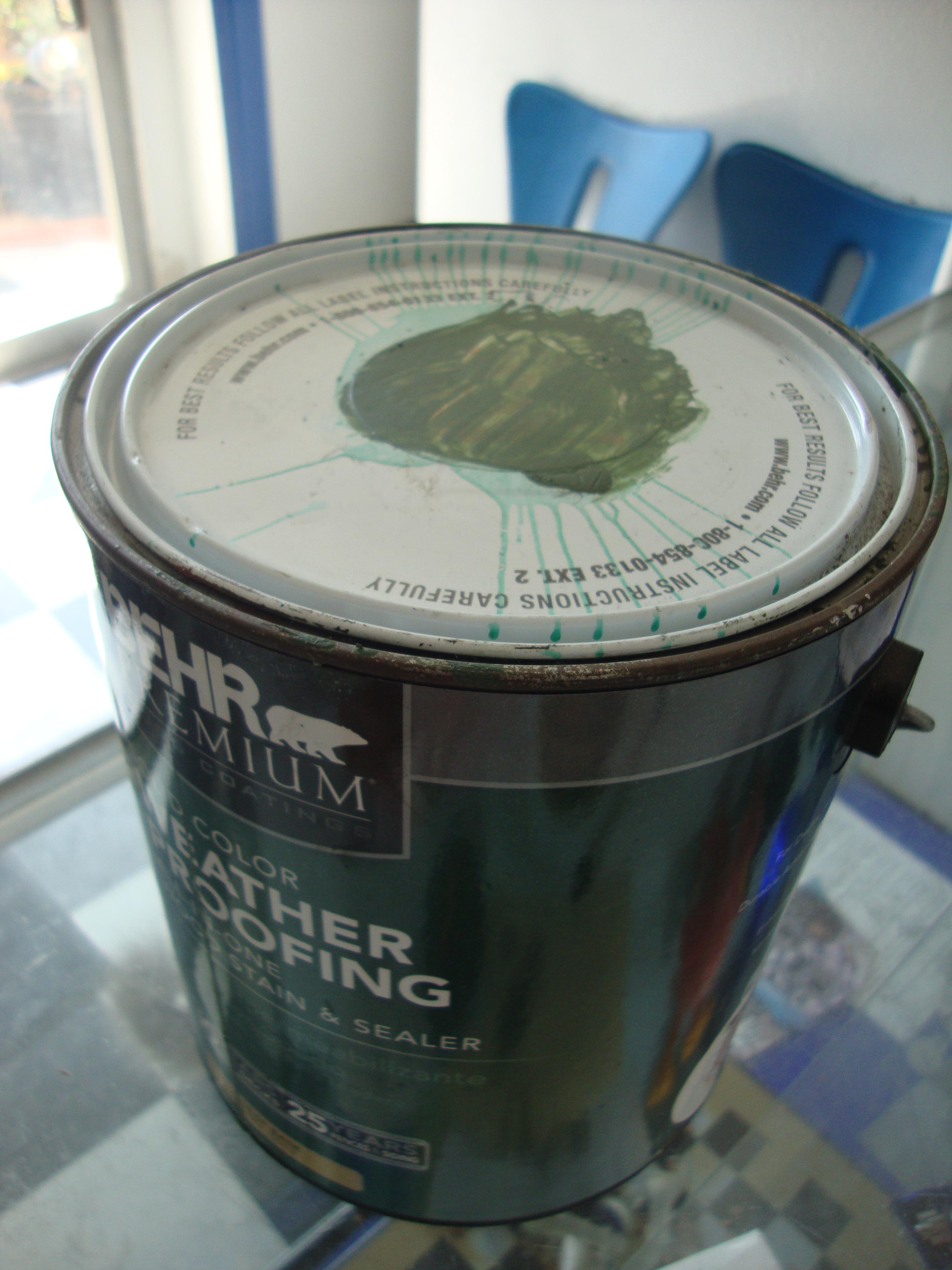 Oopspaint, I did it again! There's always wood in need of protection