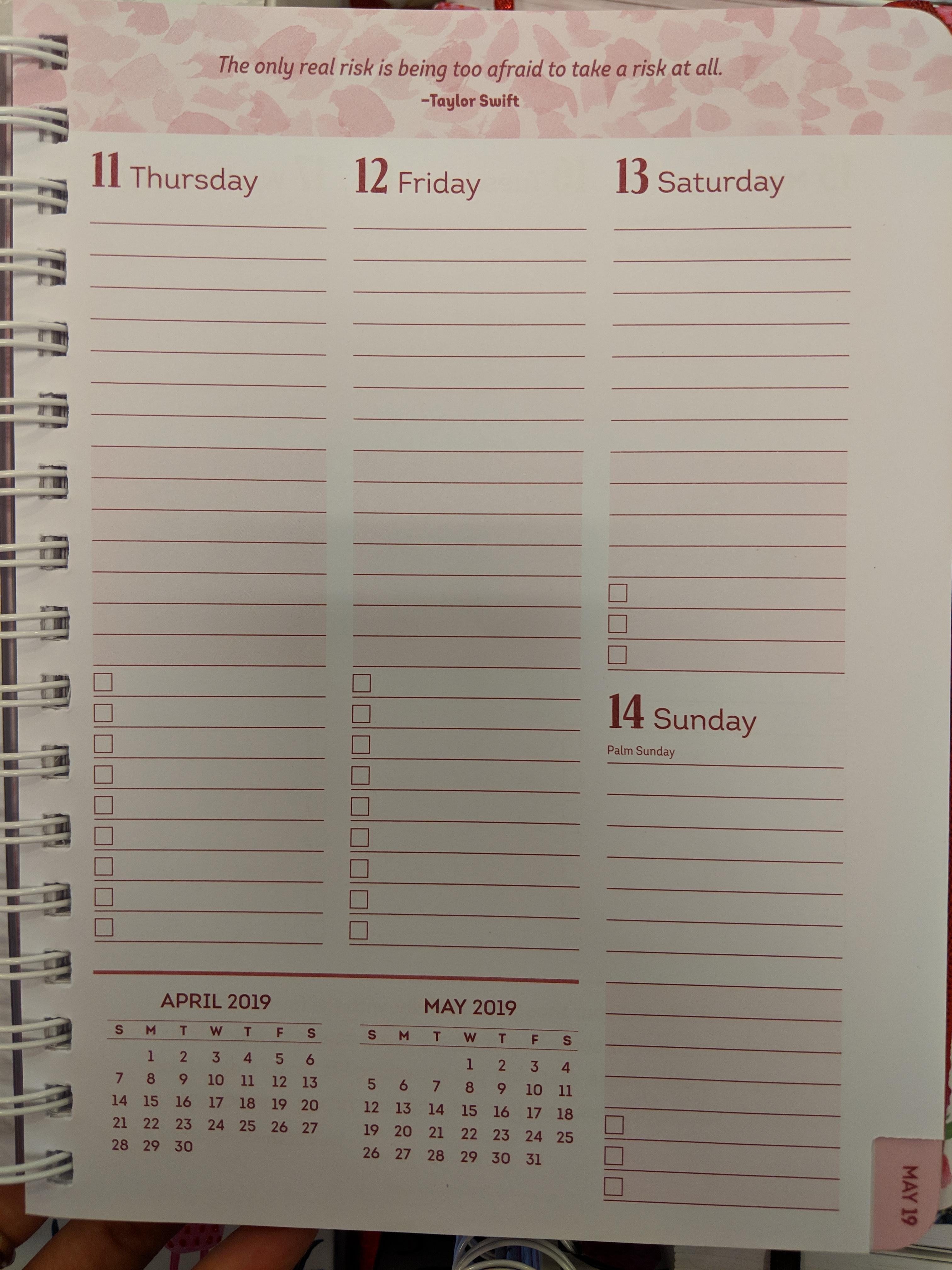 Spotted this when I was looking through planners at Barnes&Noble r