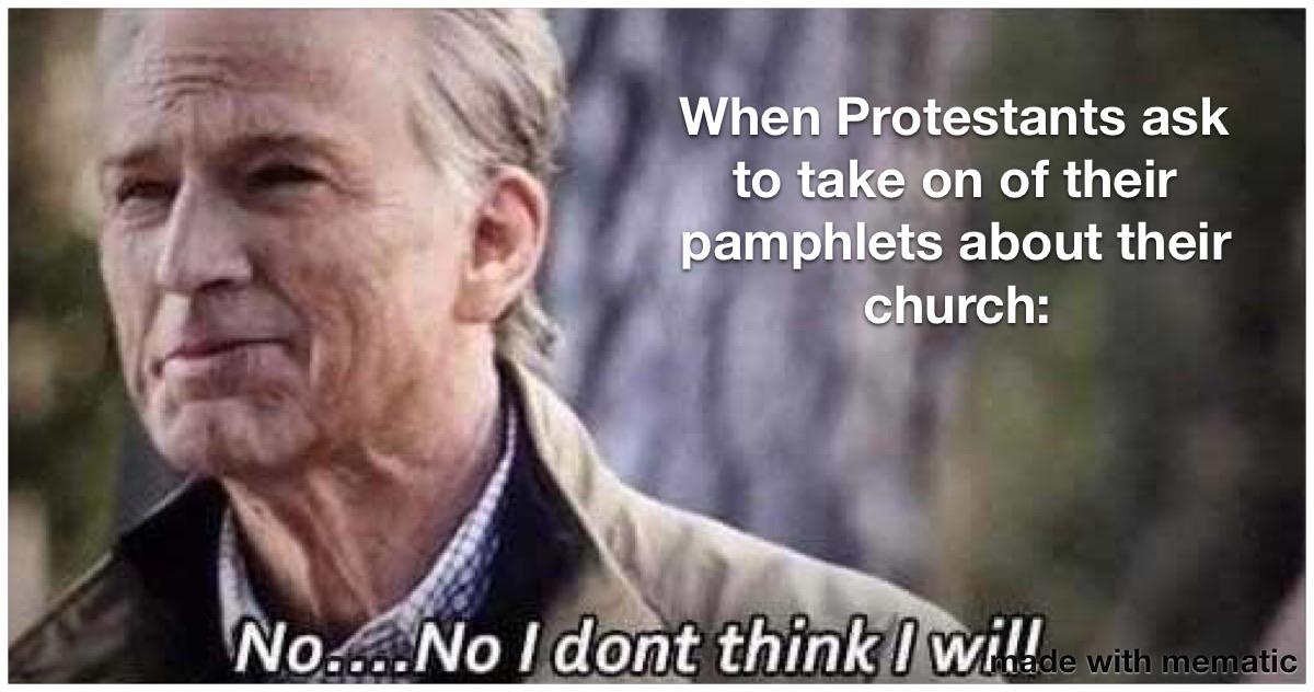 Protestants meme CatholicMemes