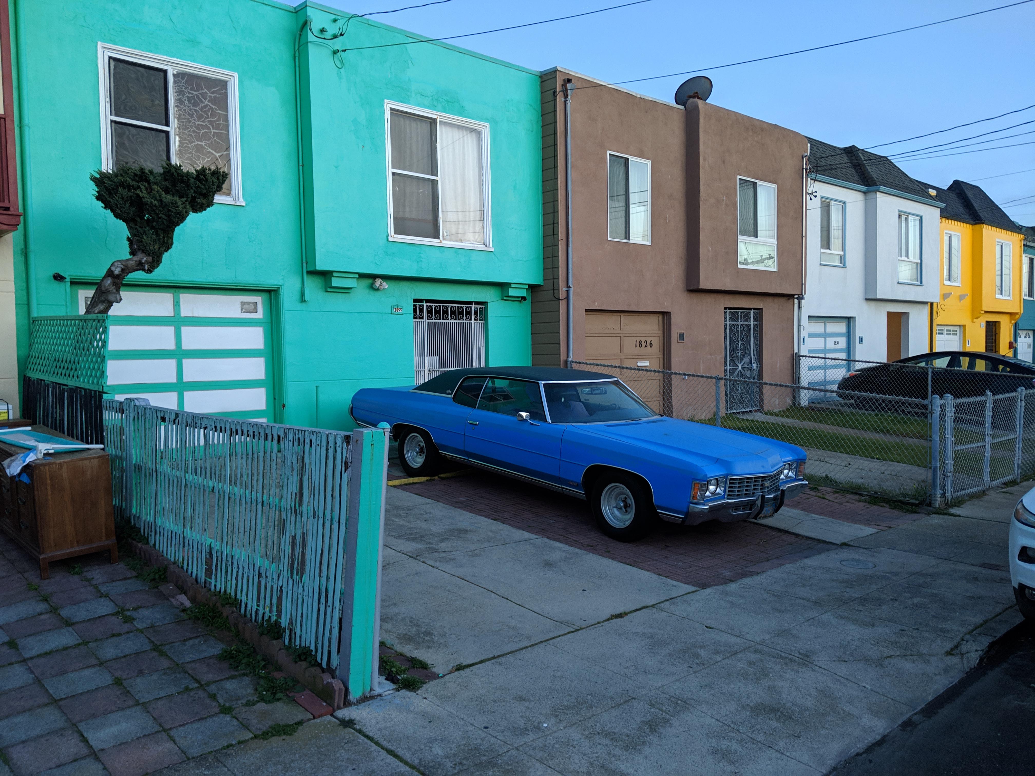 San Francisco's Sunset District at Sunset r/pics