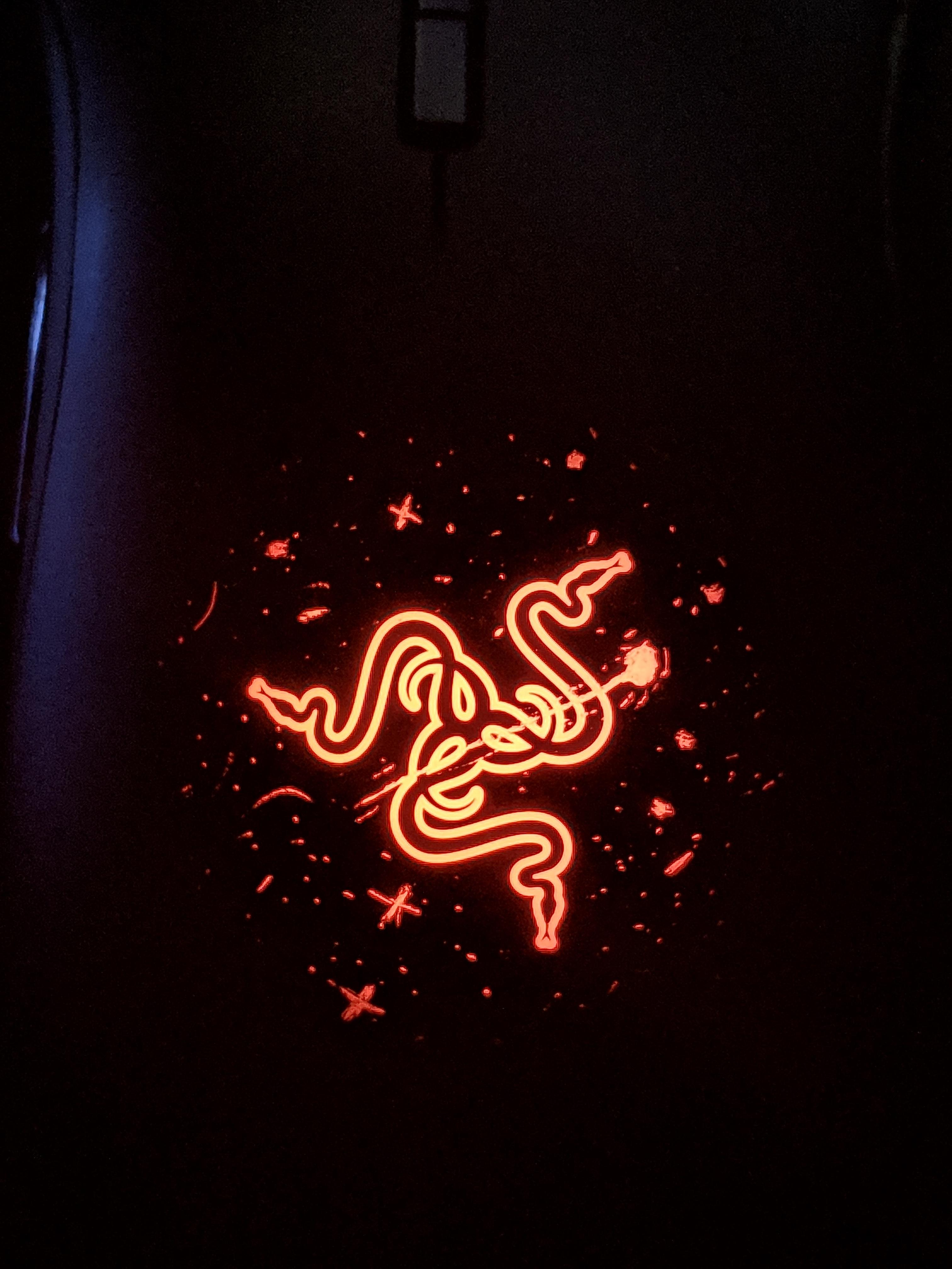 I carved into my Deathadder Elite Chroma to make it look like space