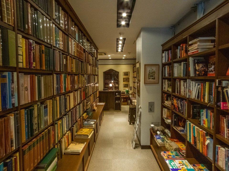Used bookstore in Jimbocho, Tokyo. r/bookshelf