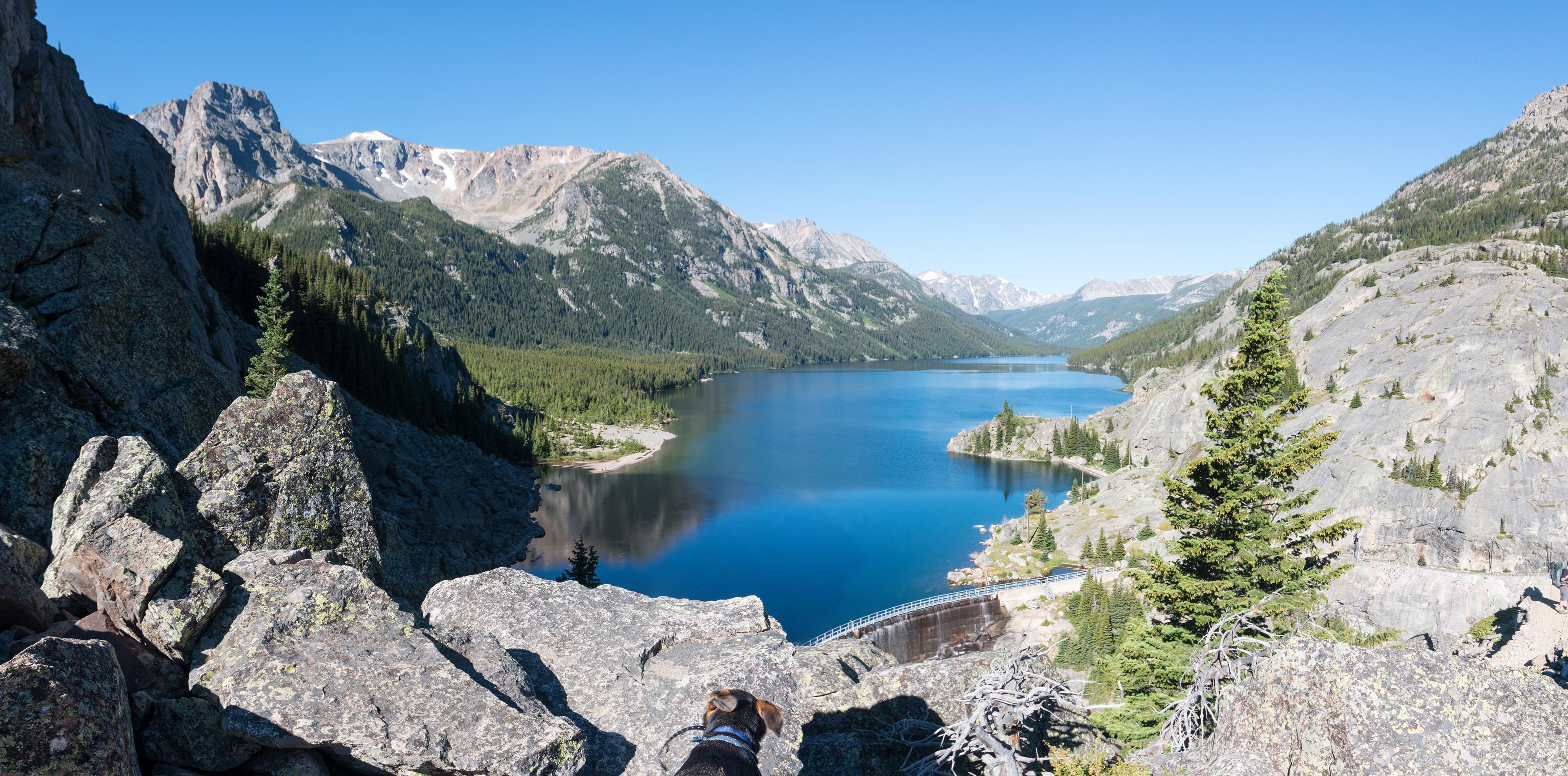 Classic shot of Mystic Lake Montana, from our overnighter this weekend