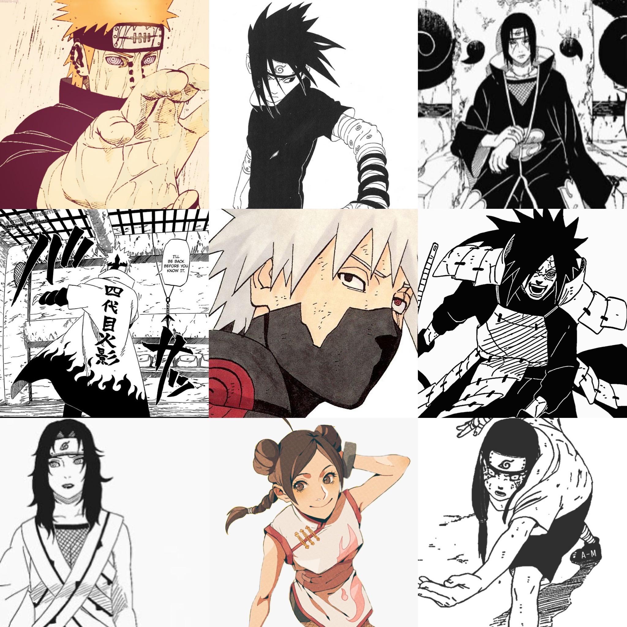 Some of my favorite character designs from Kishimoto what are some of