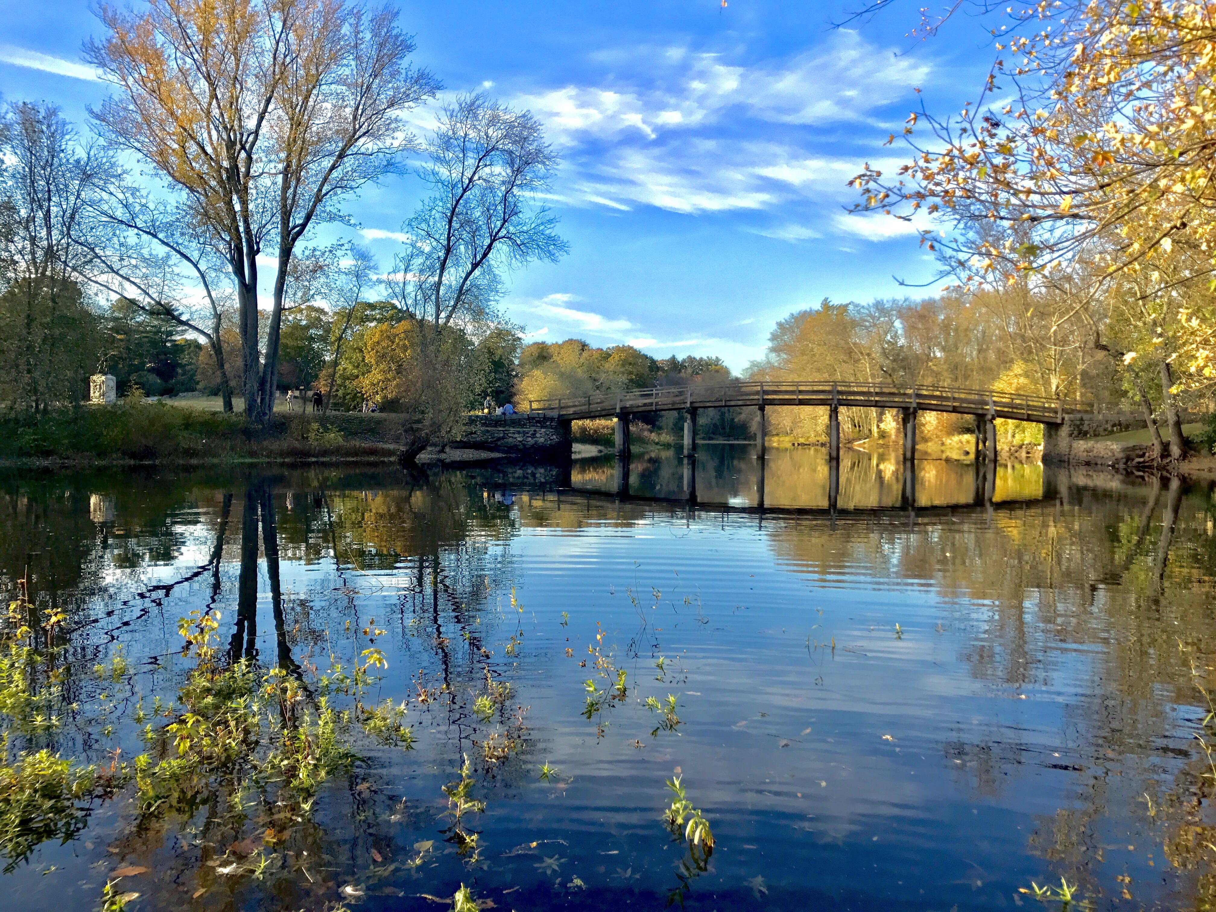 Old North Bridge on the Concord River; took this photo on Friday when I
