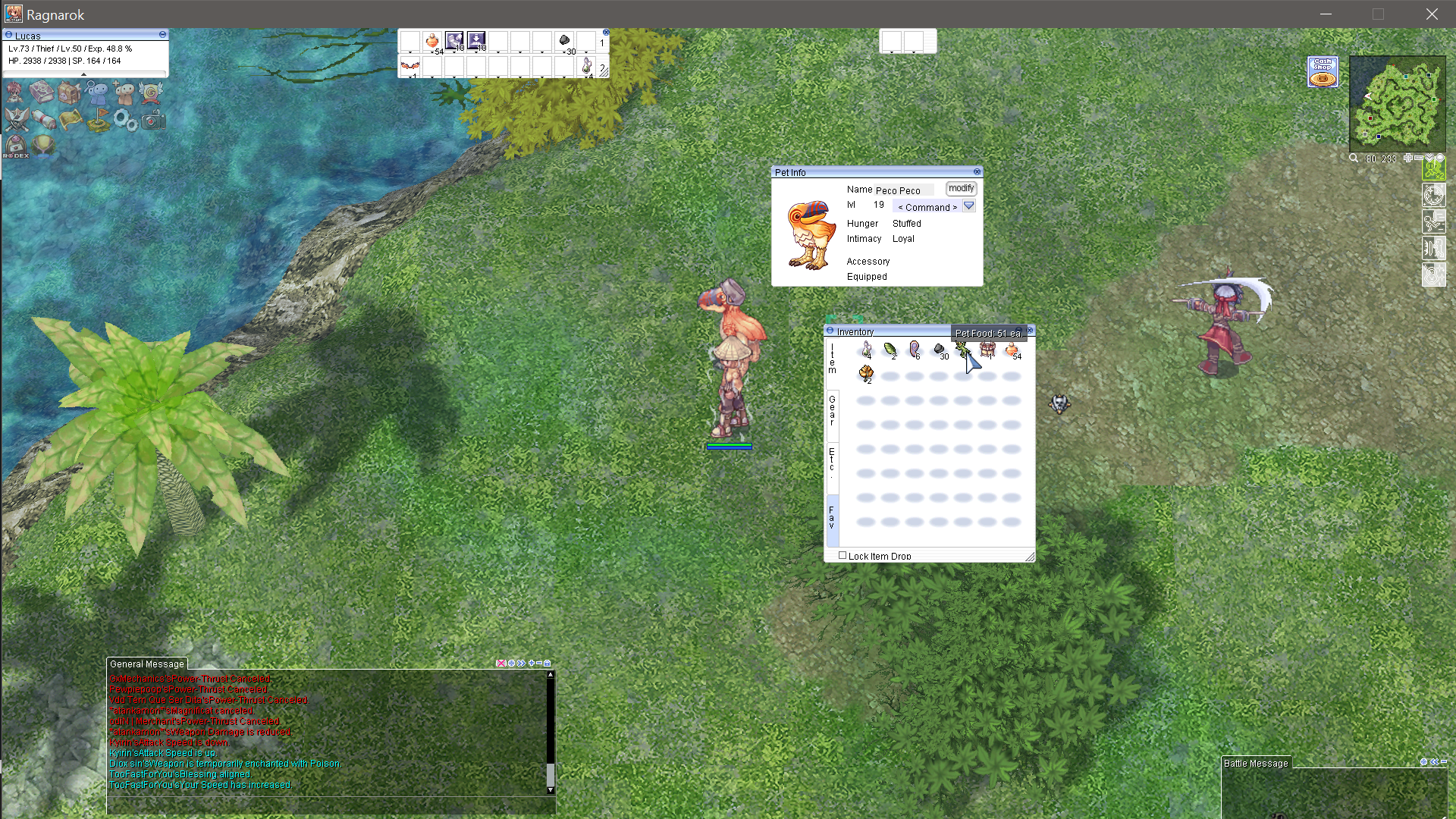 I used exactly 49 pet foods when my peco's hunger was Neutral to make