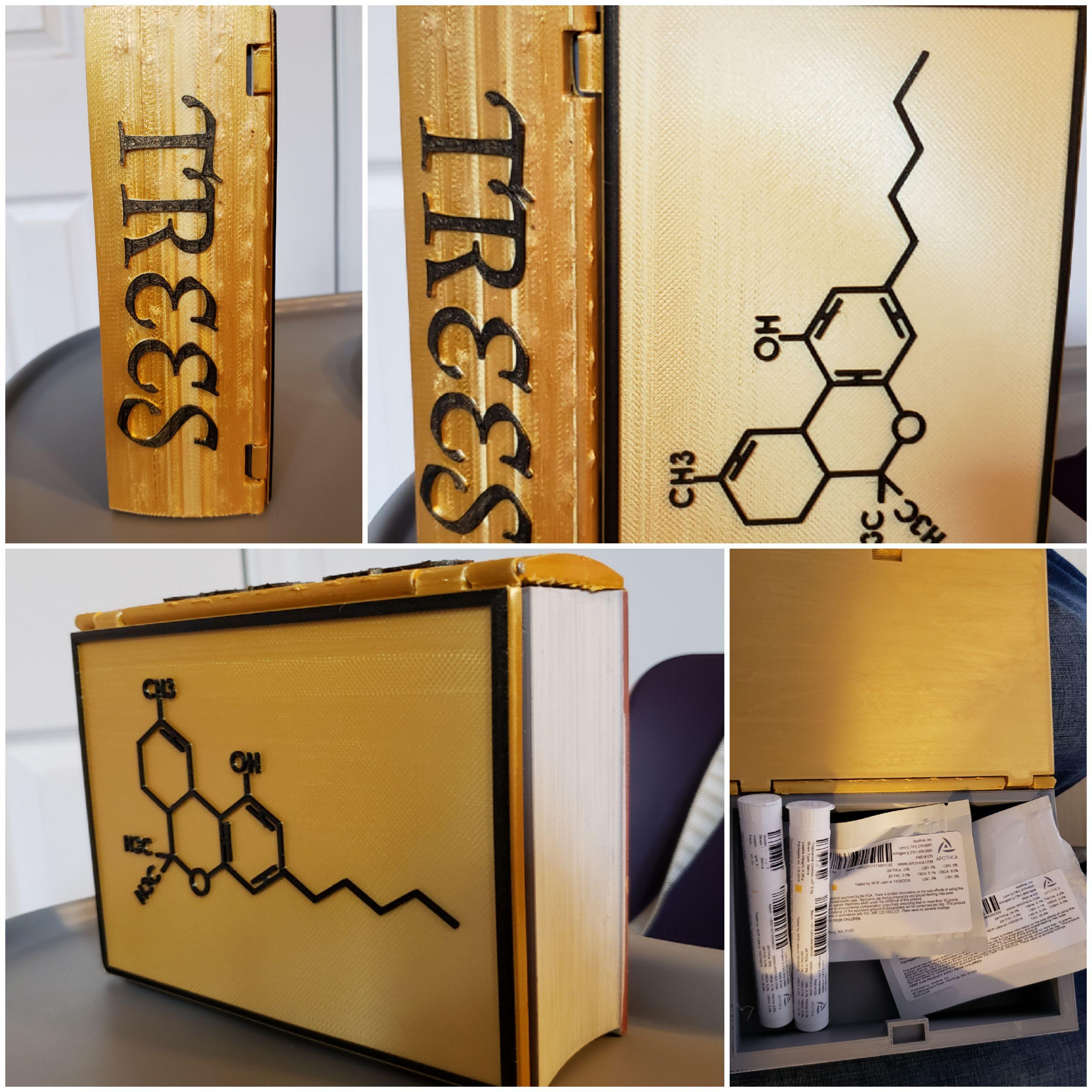 Fake book to hide my things ) r/3Dprinting