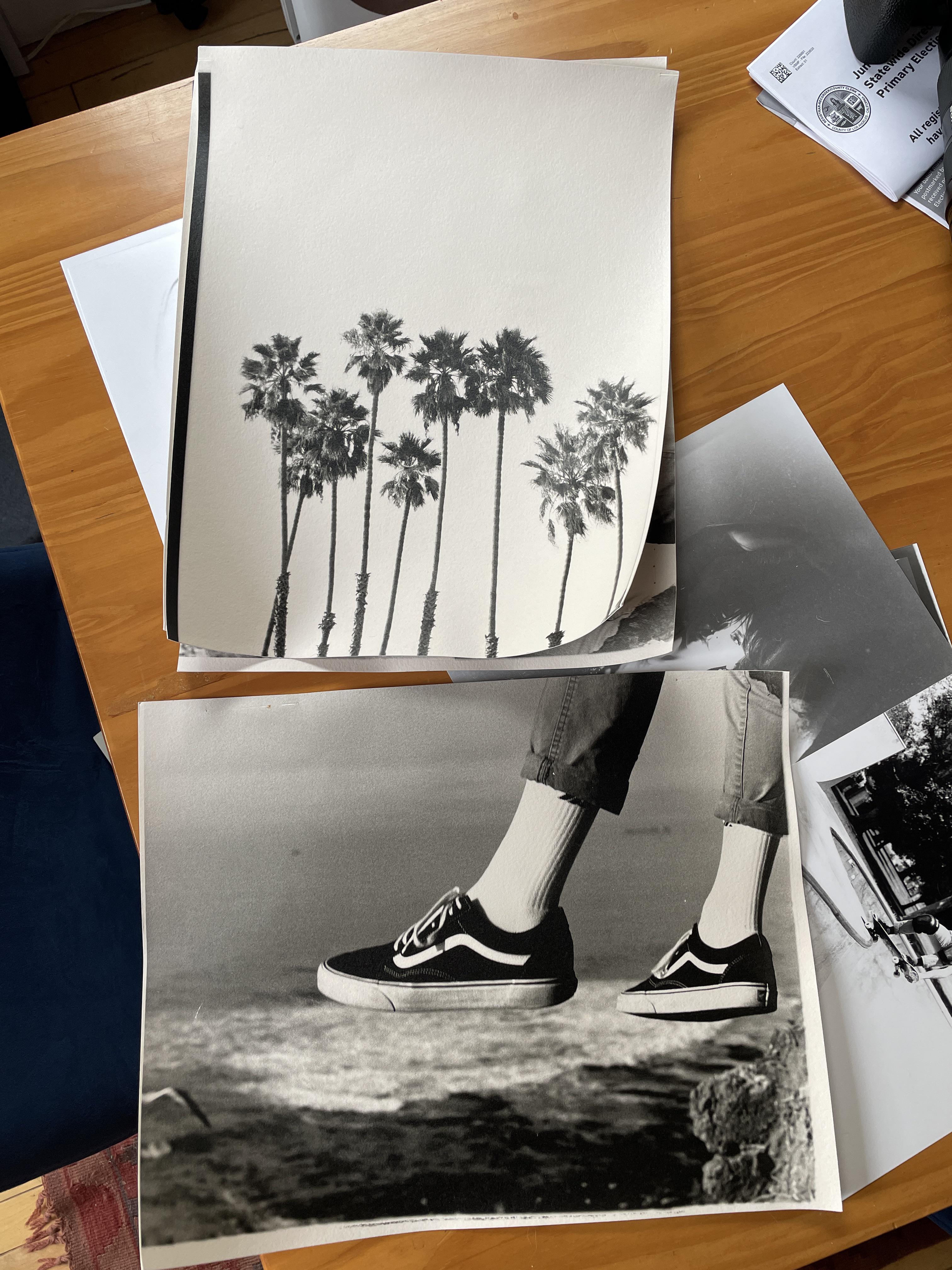 First time working with Ilford Art 300 paper. Darkroom