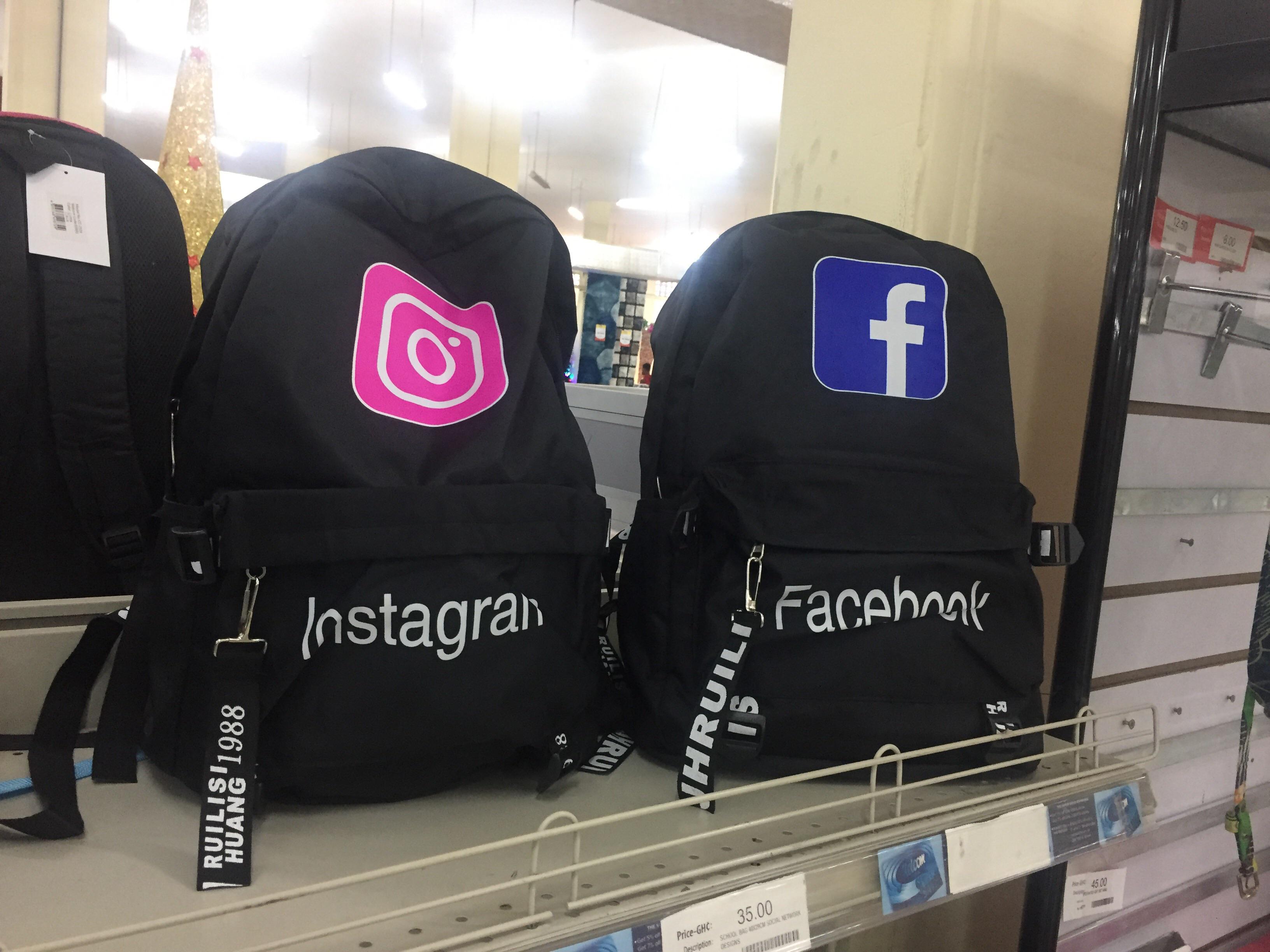 Anyone want a Facebook or Instagram backpack r/crappyoffbrands