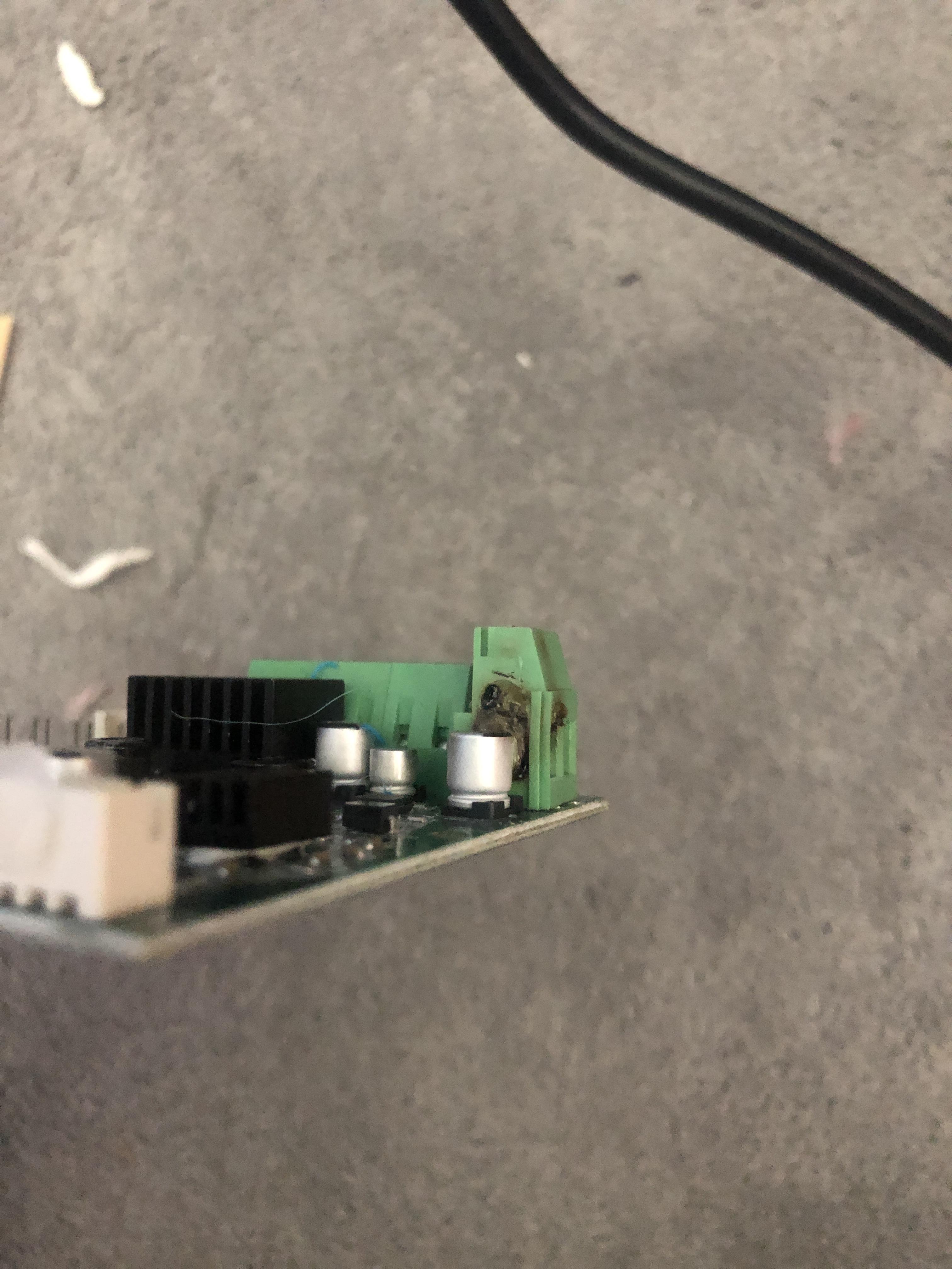 Wondered why my motherboard smelt like burning plastic and was randomly