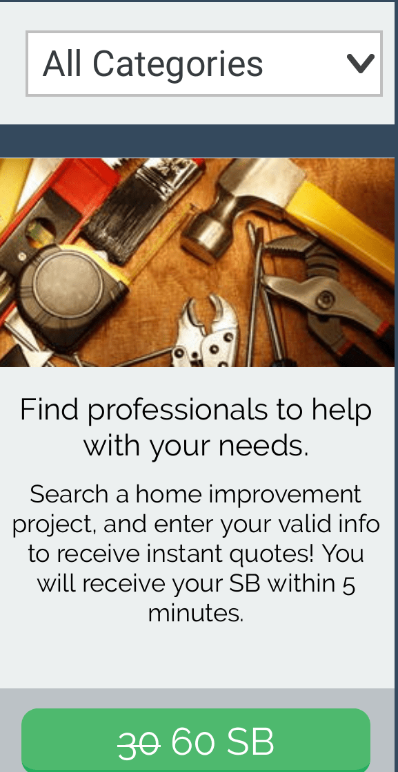 (Home Advisors) Find Professionals to help with your needs Easy