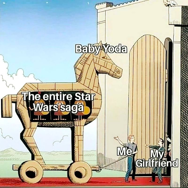 Baby Yoda The true trojan horse StarWars