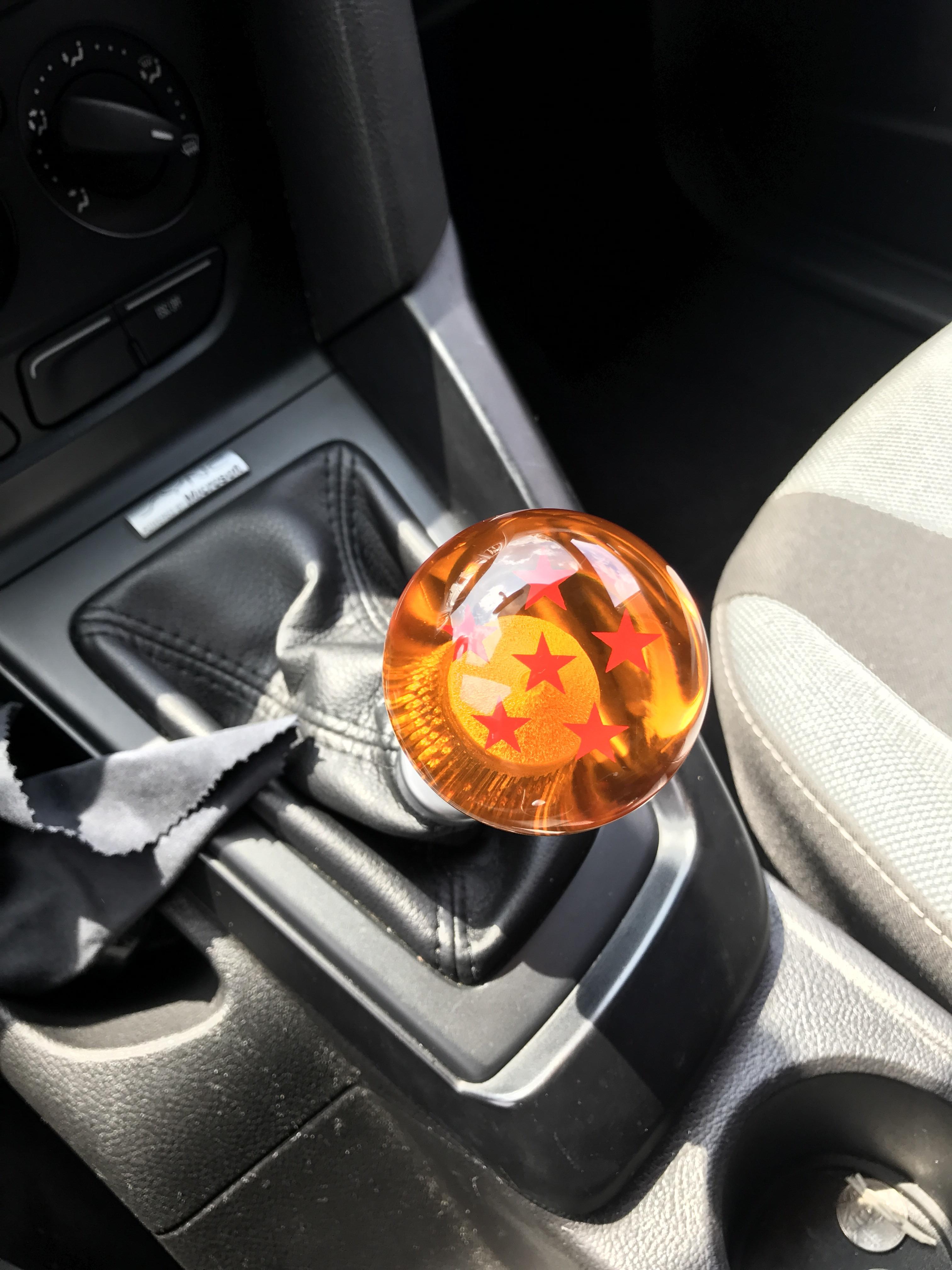 Dragon ball shift knob on my pb st1 r/FocusST