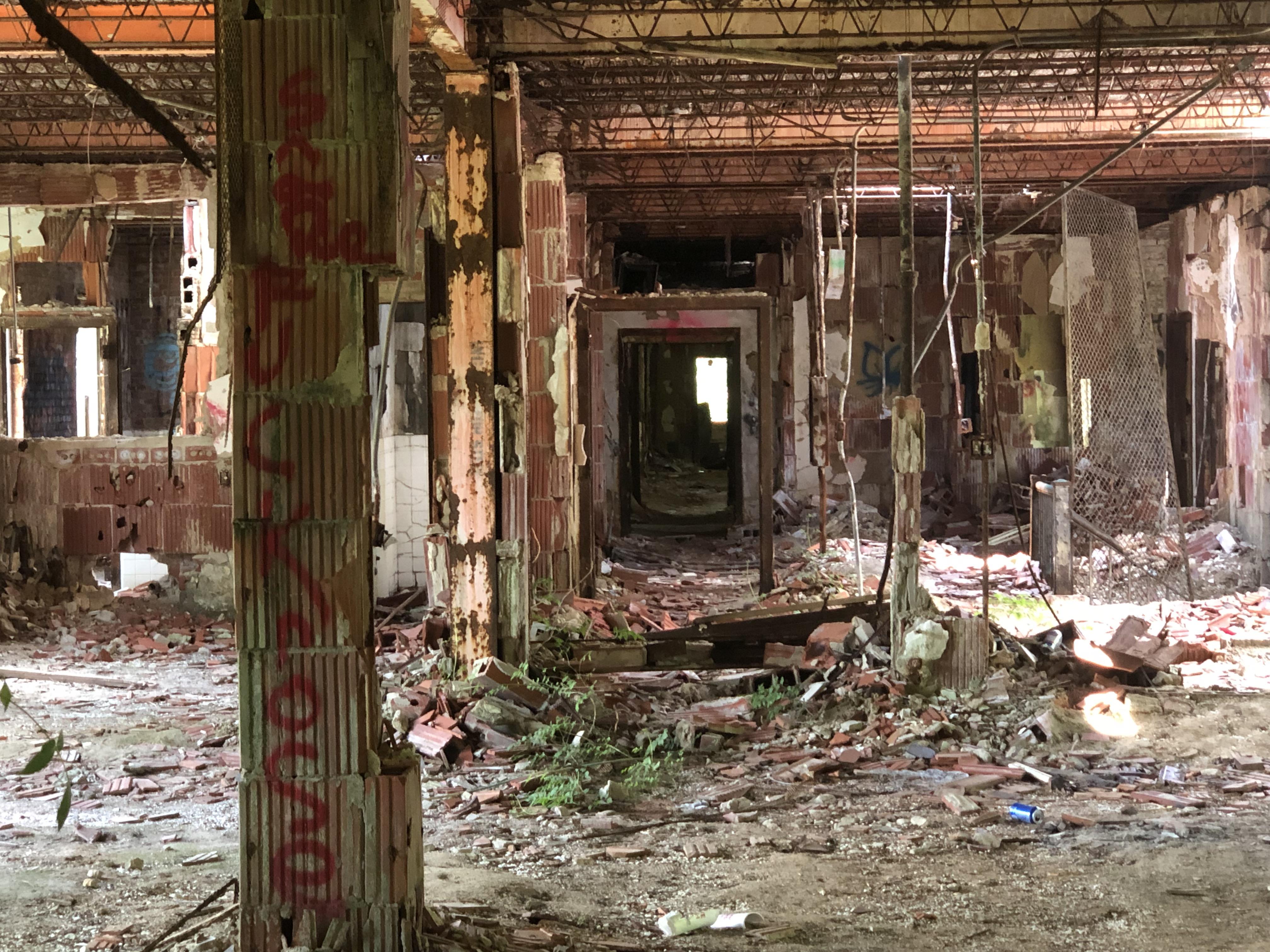 Abandoned Mental Asylum. This is the abandoned Old Bryce mental