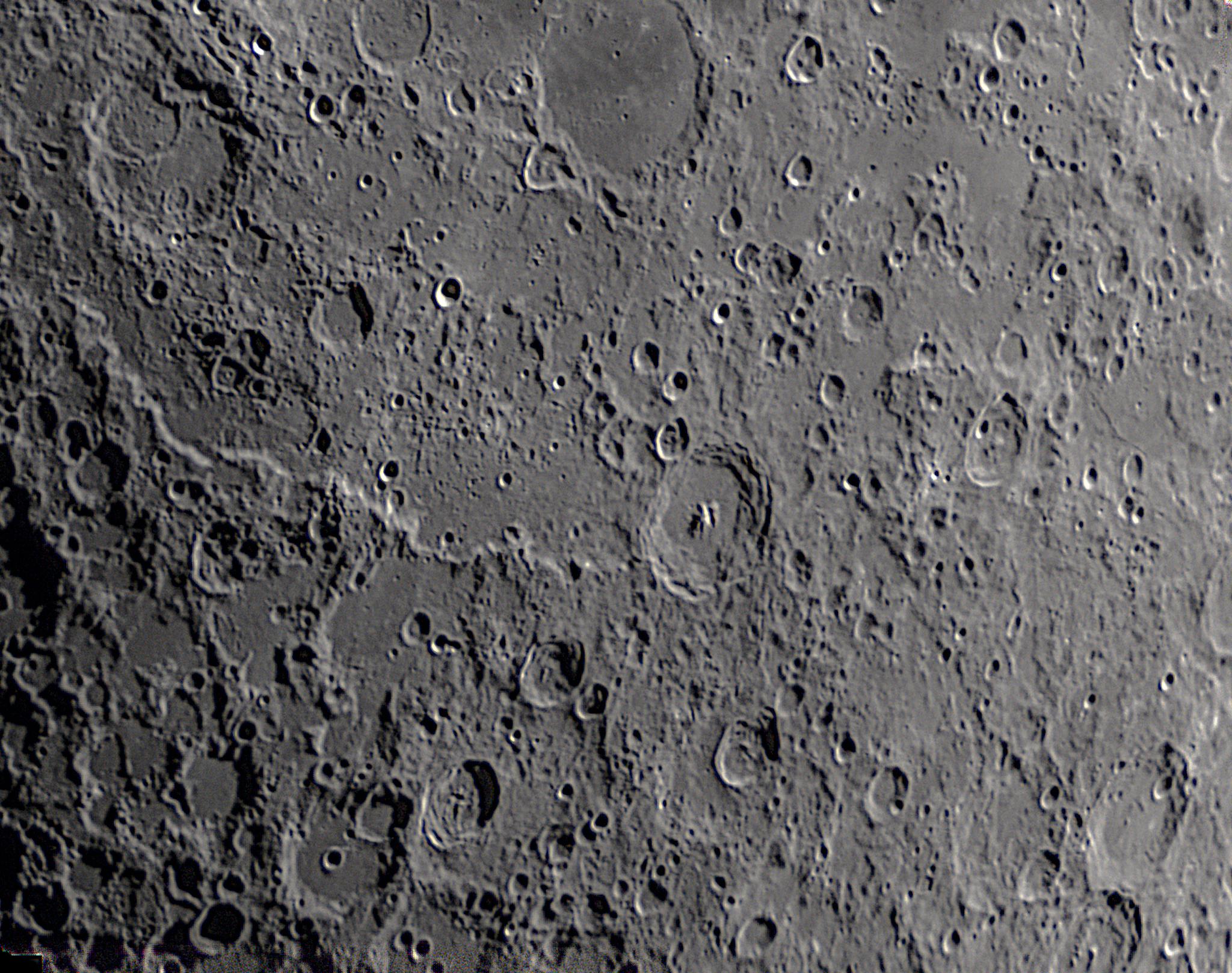 The lunar surface as seen from my telescope r/space