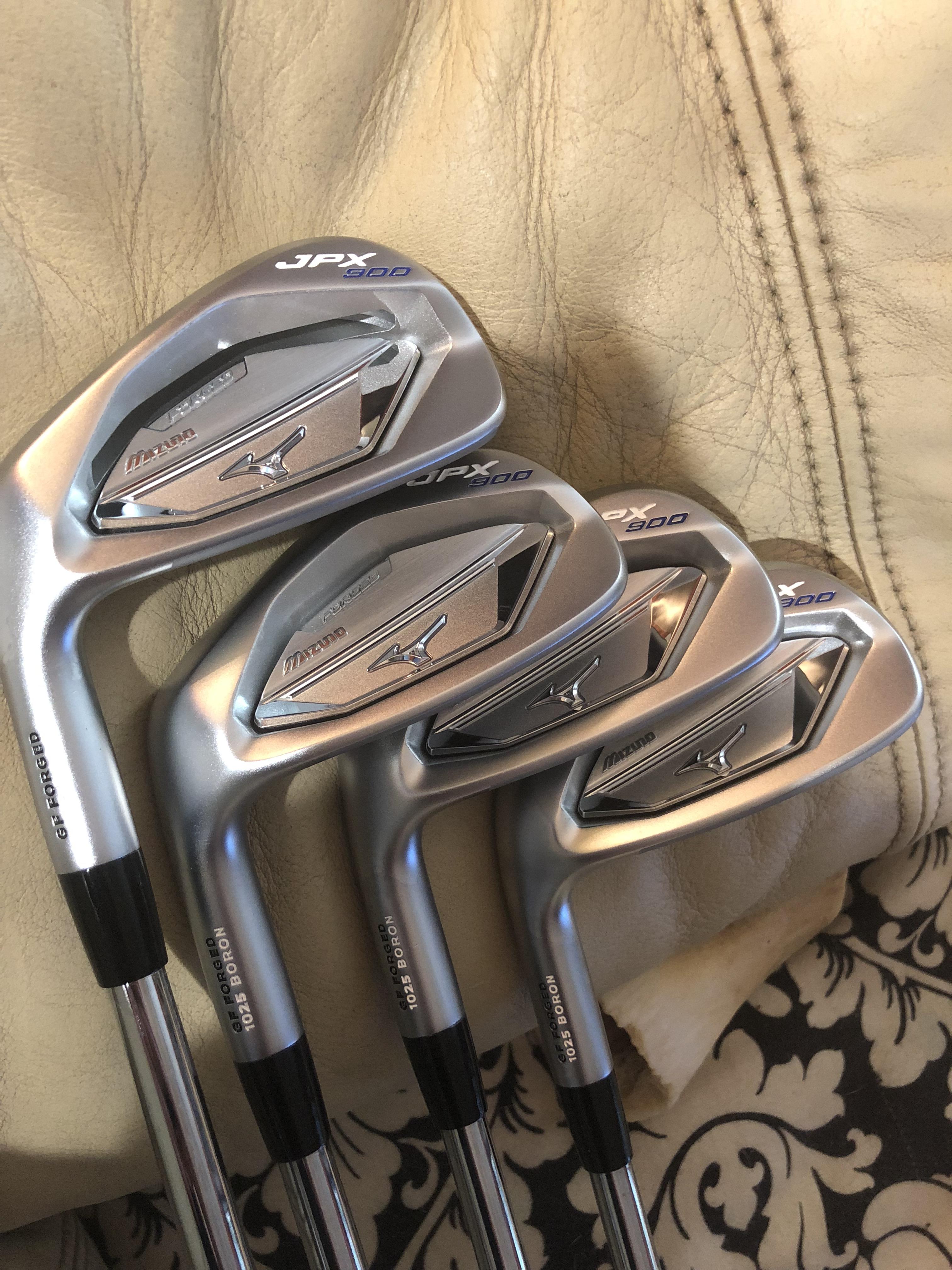 Fitted for my first set of irons. Finally came in. Mizuno jpx 900