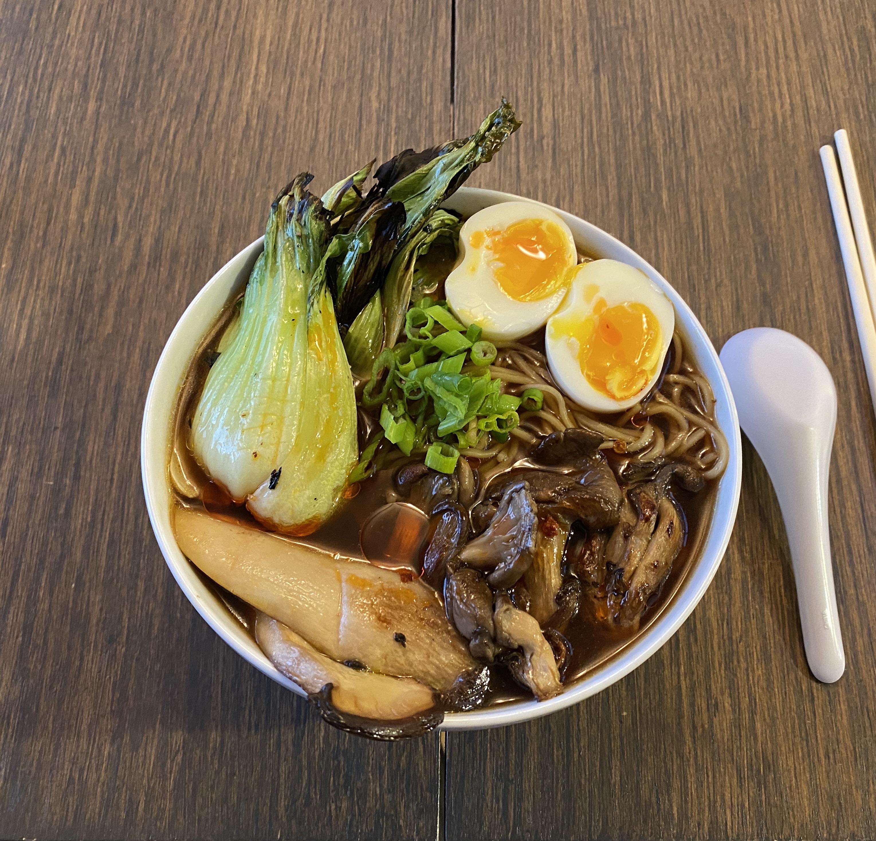 Veggie scrap ramen inspired by J. Kenji LopezAlt and Alex Ainouz r/ramen