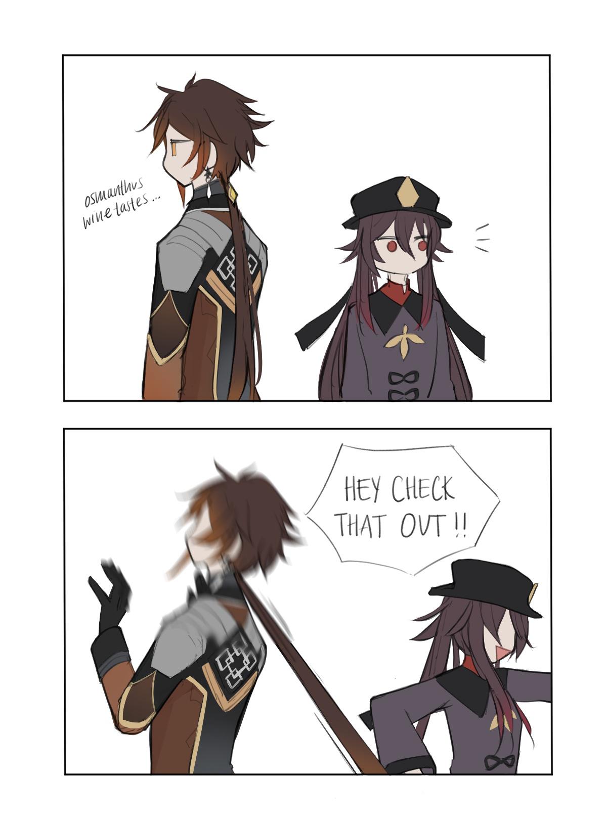 Hu Tao and Zhongli r/Genshin_Impact