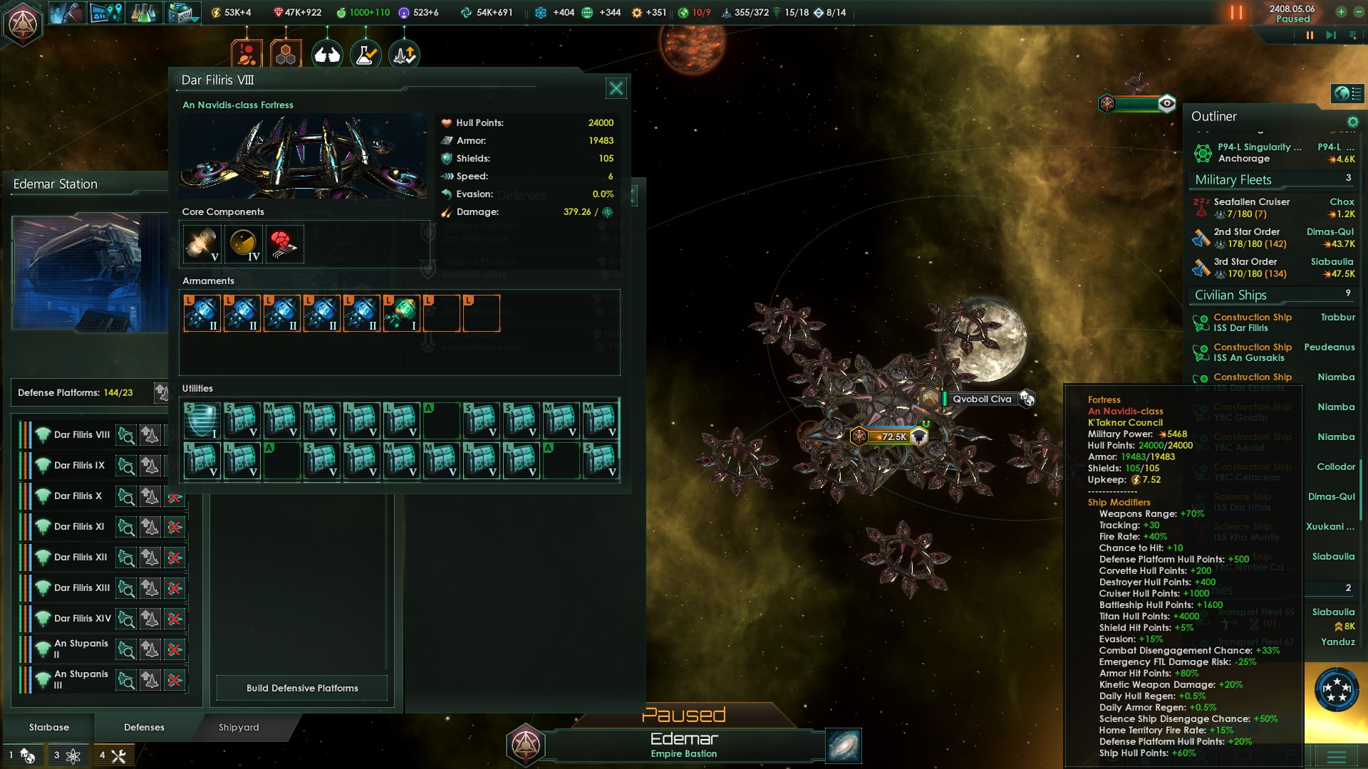 Stellaris defense platform