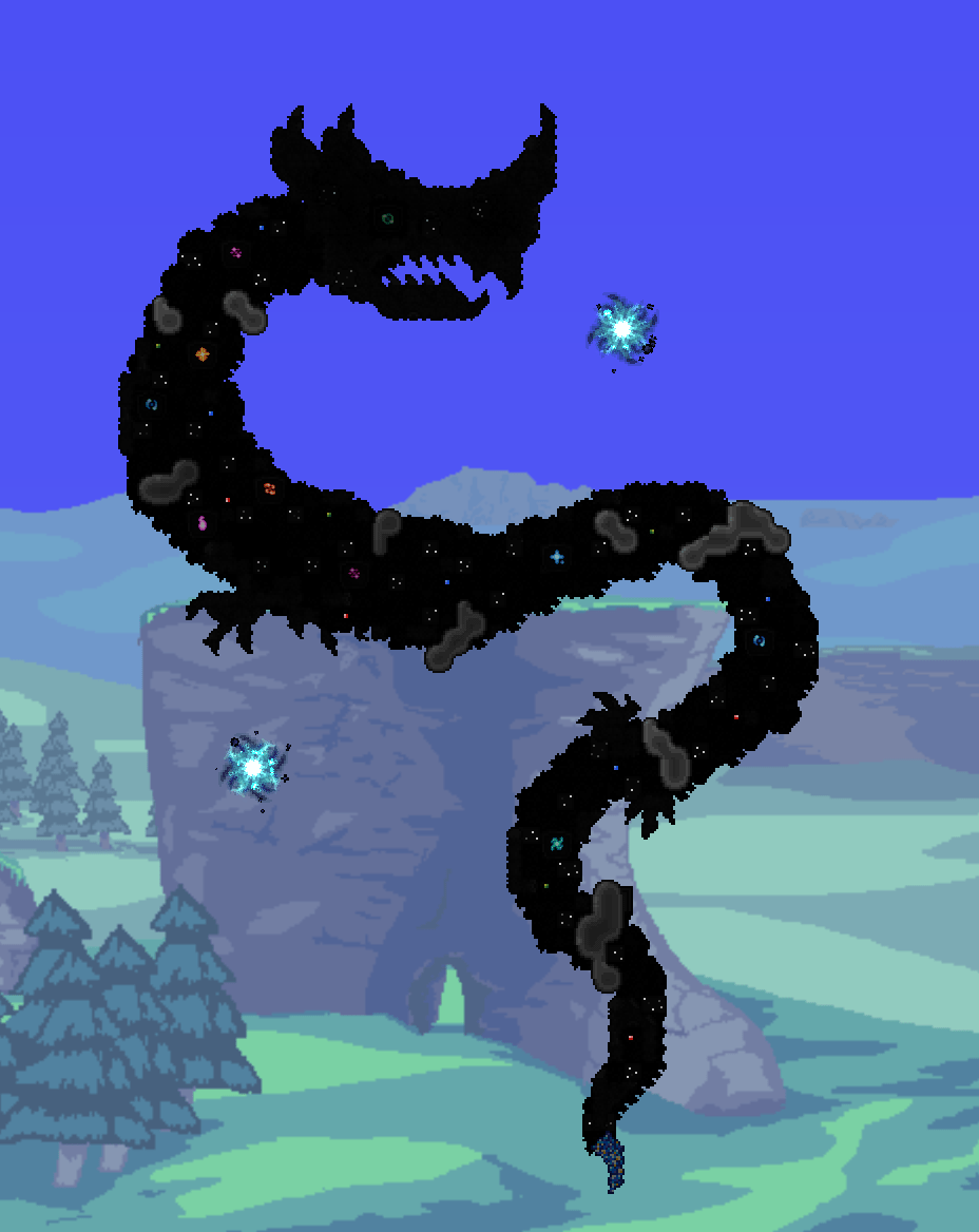 I found this dragon I made a few years ago, enjoy! (The souls are