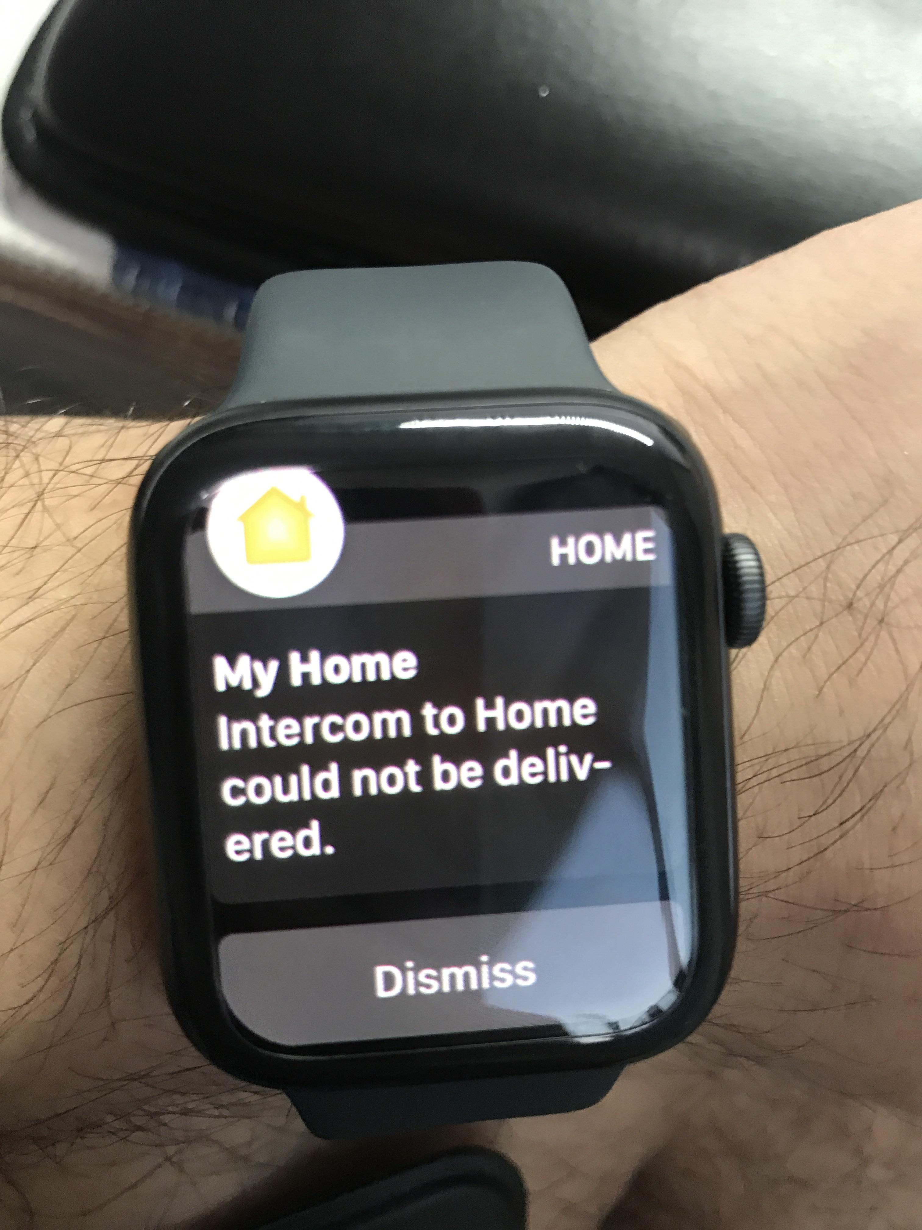I cant seem to use through my apple watch