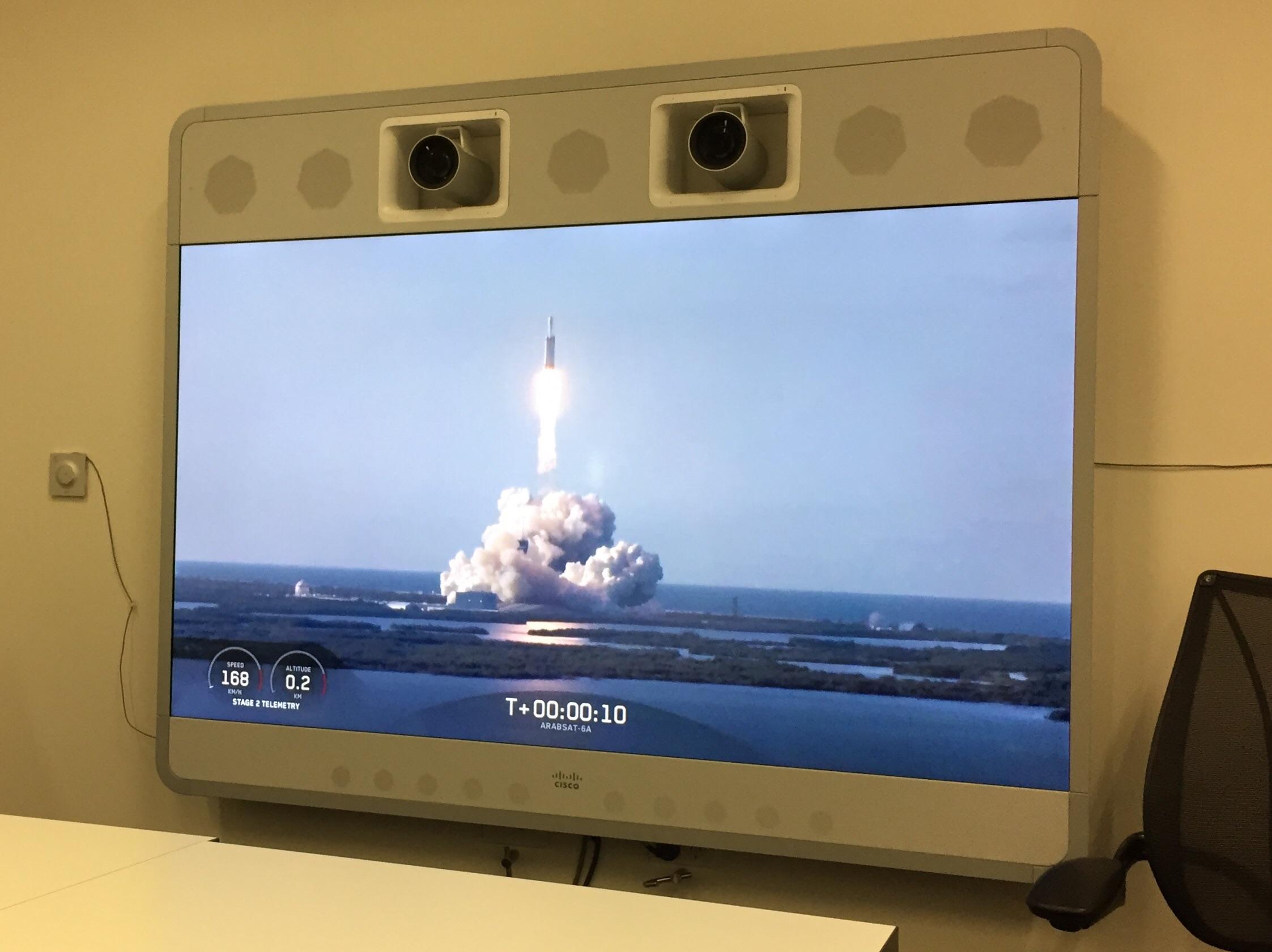 Teleconference system at work was useful today pics