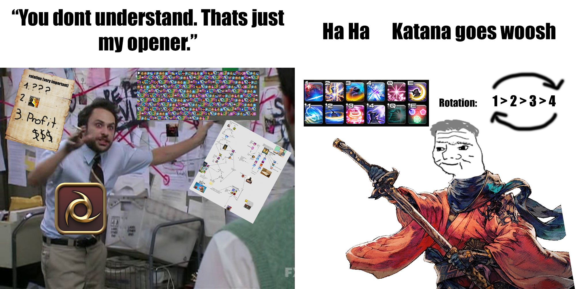 Who needs a high APM when you have cool katana ffxiv