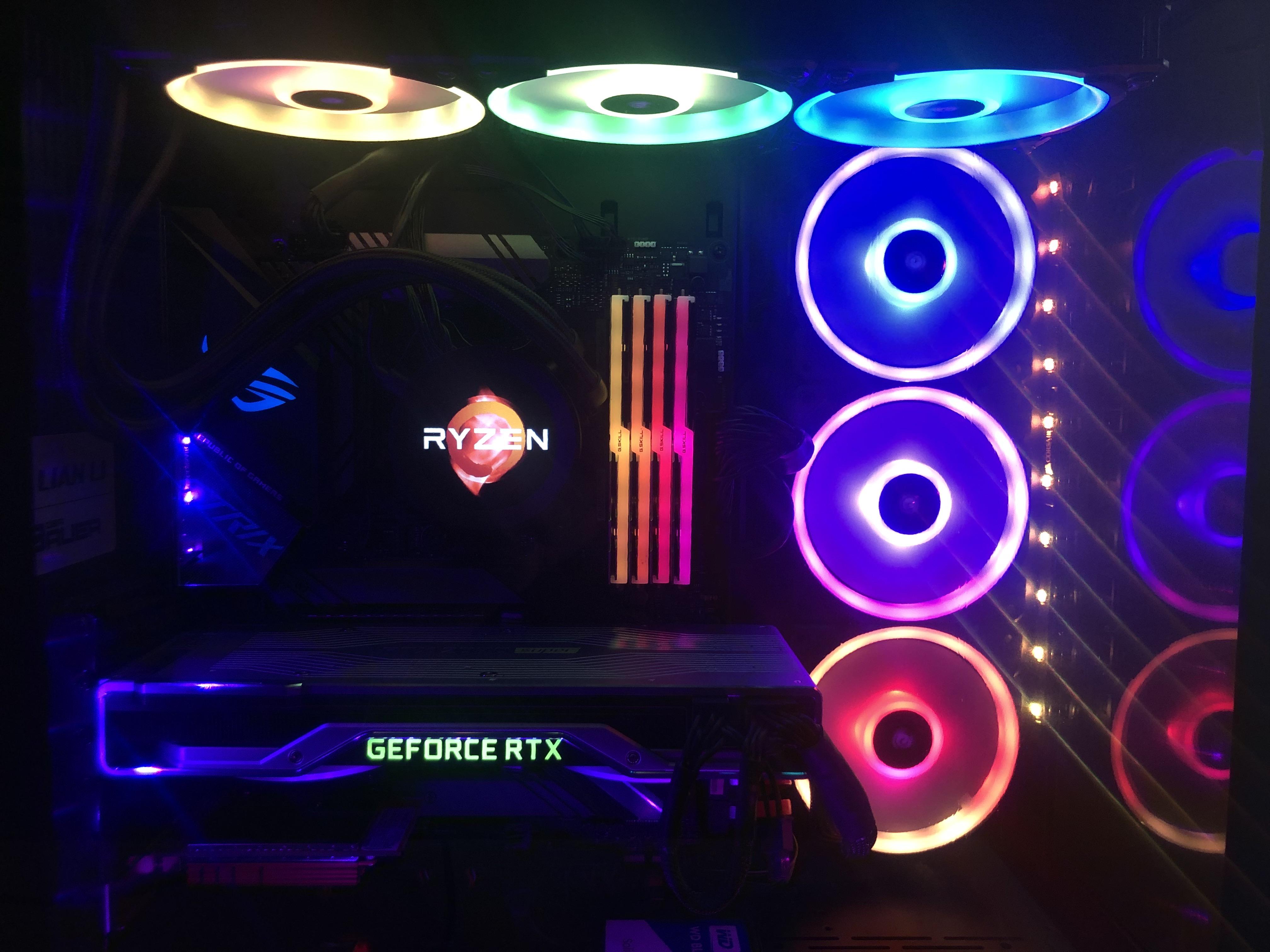 My computer is finally done, Ryzen 9 3900x, 2070 super, strix x570, 4 G