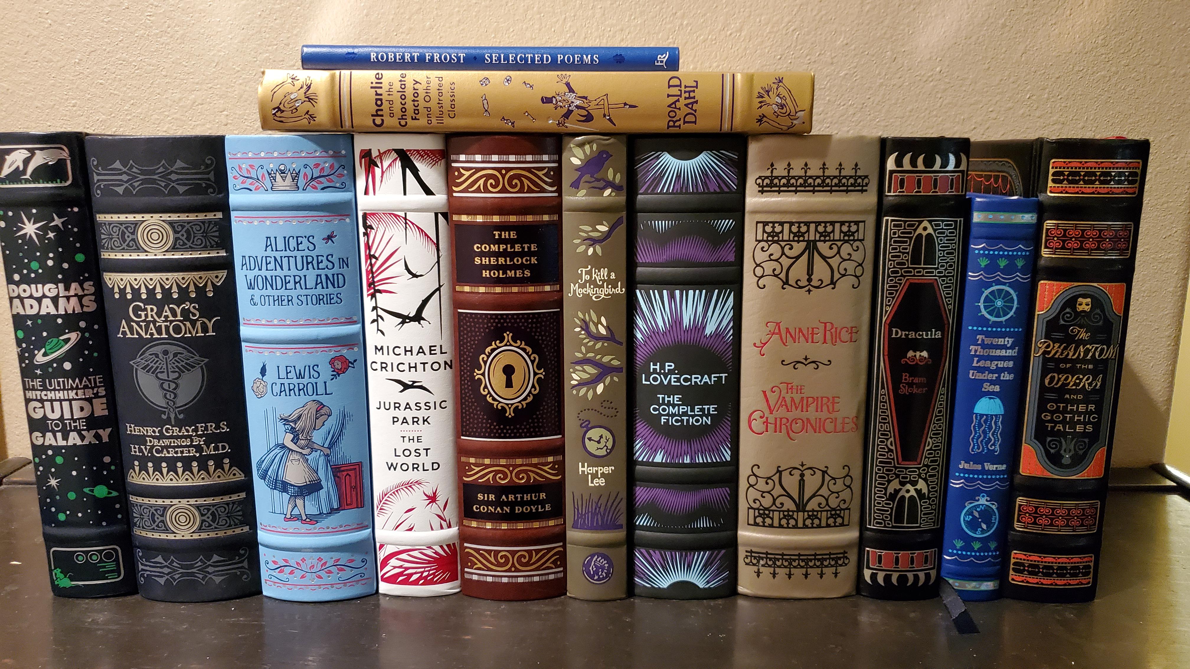 Decided to start collecting the B&N Leatherbound Classics r/bookhaul