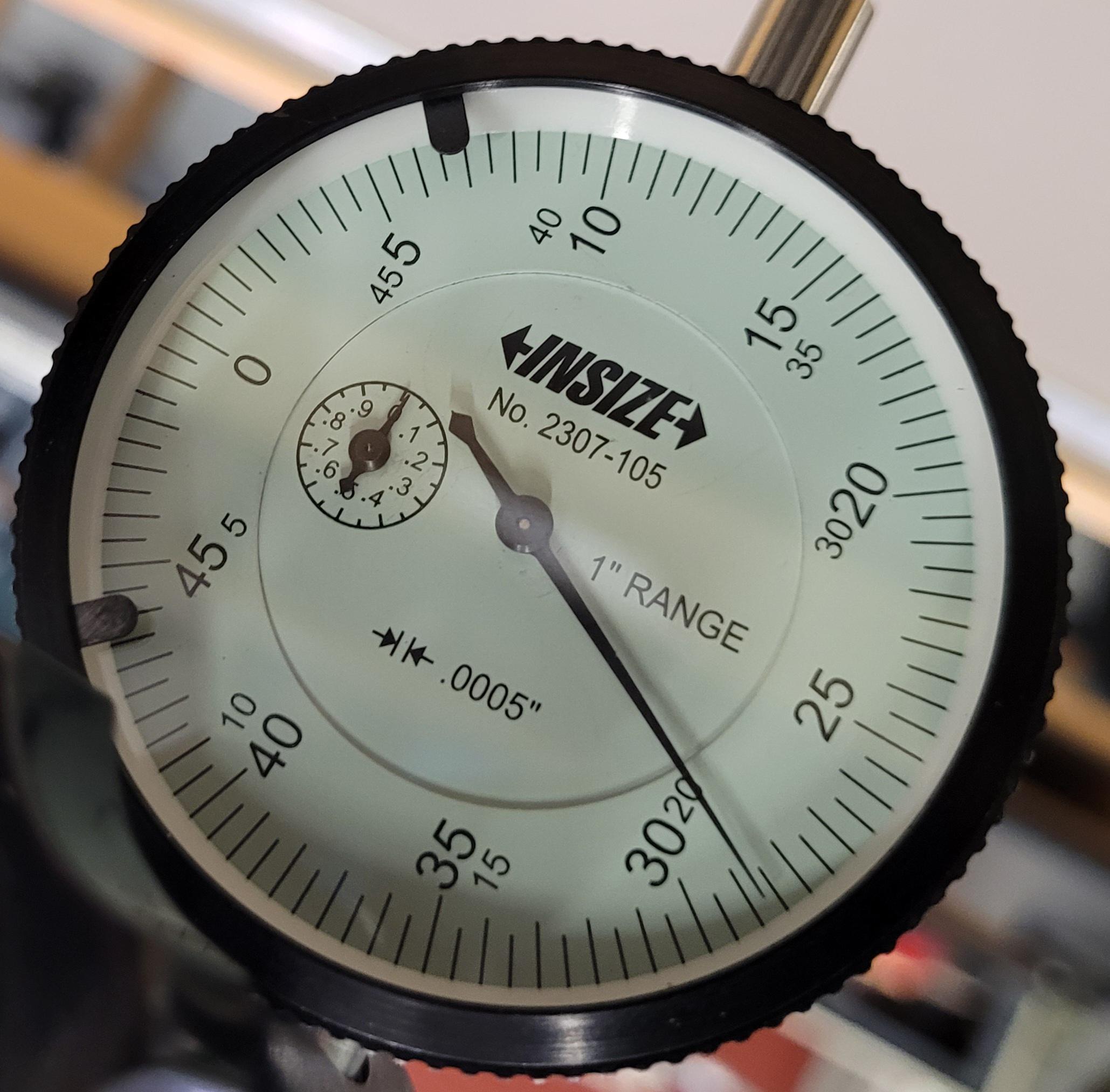 How to read 0.0005 dial indicator? : r/machining