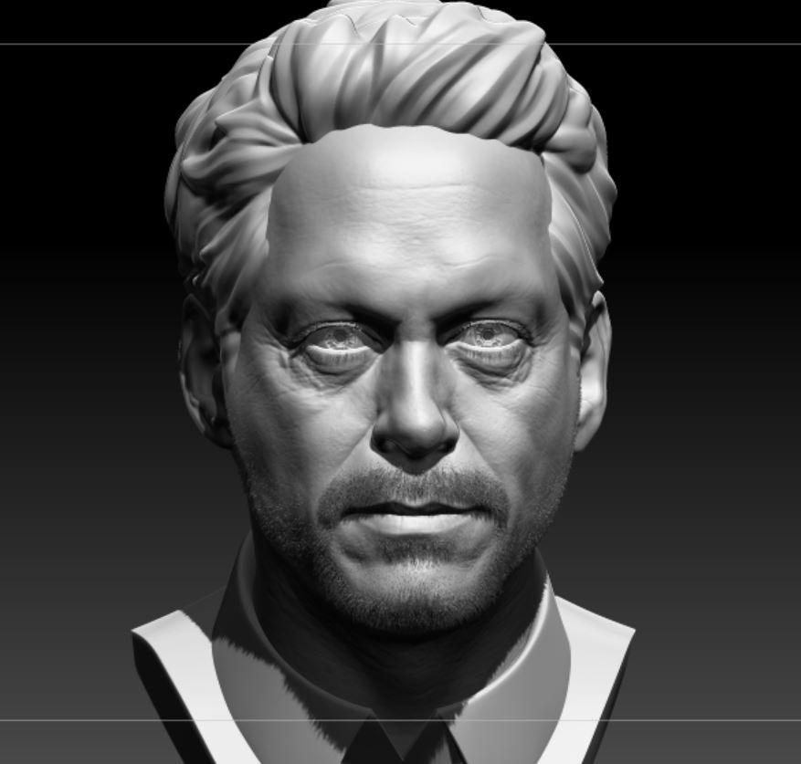 RDJ Progress Update (Zbrush). Going to use Xgen for his eyebrows