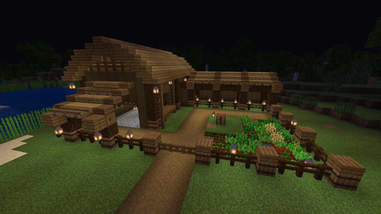 Minecraft Animal Farm House
