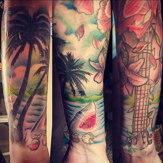 2 Just got my forearm done by Carlos at Angel Tattoo of Tampa, FL tattoos