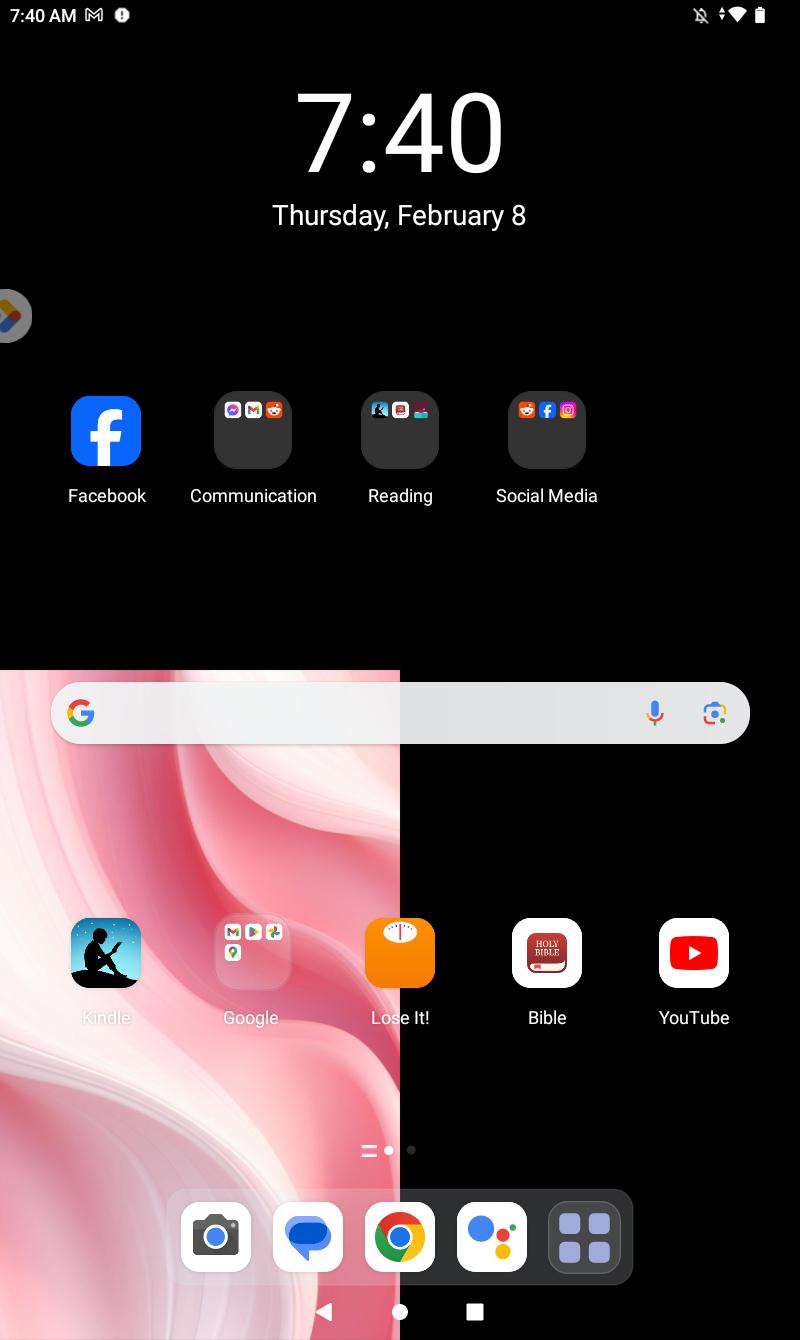 Wallpaper won't fit screen on Lenovo M9 tablet r/Lenovo