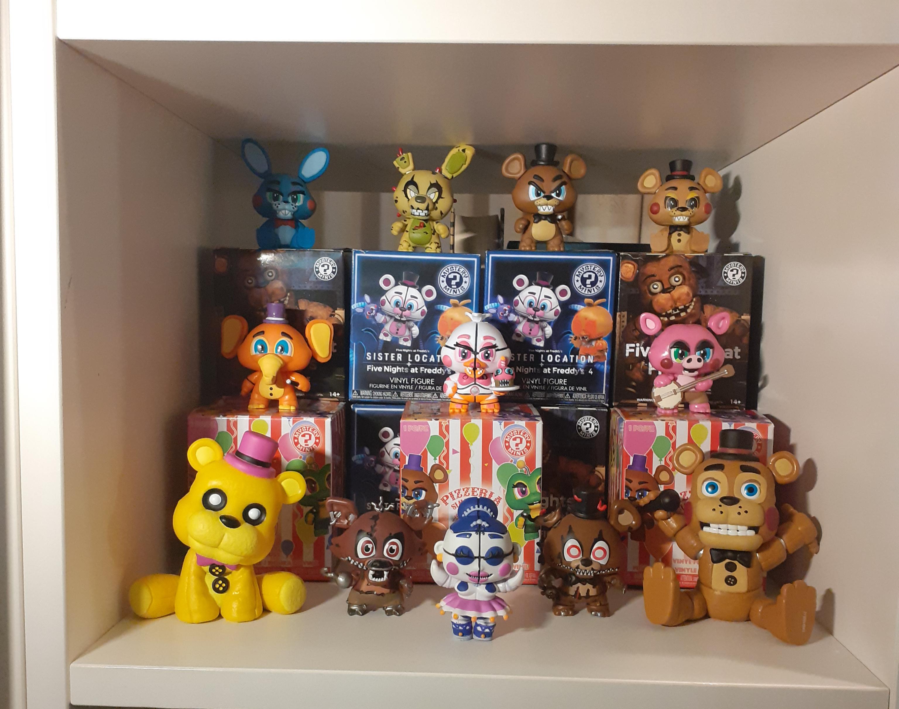 My fnaf mystery mini shelf r/fivenightsatfreddys