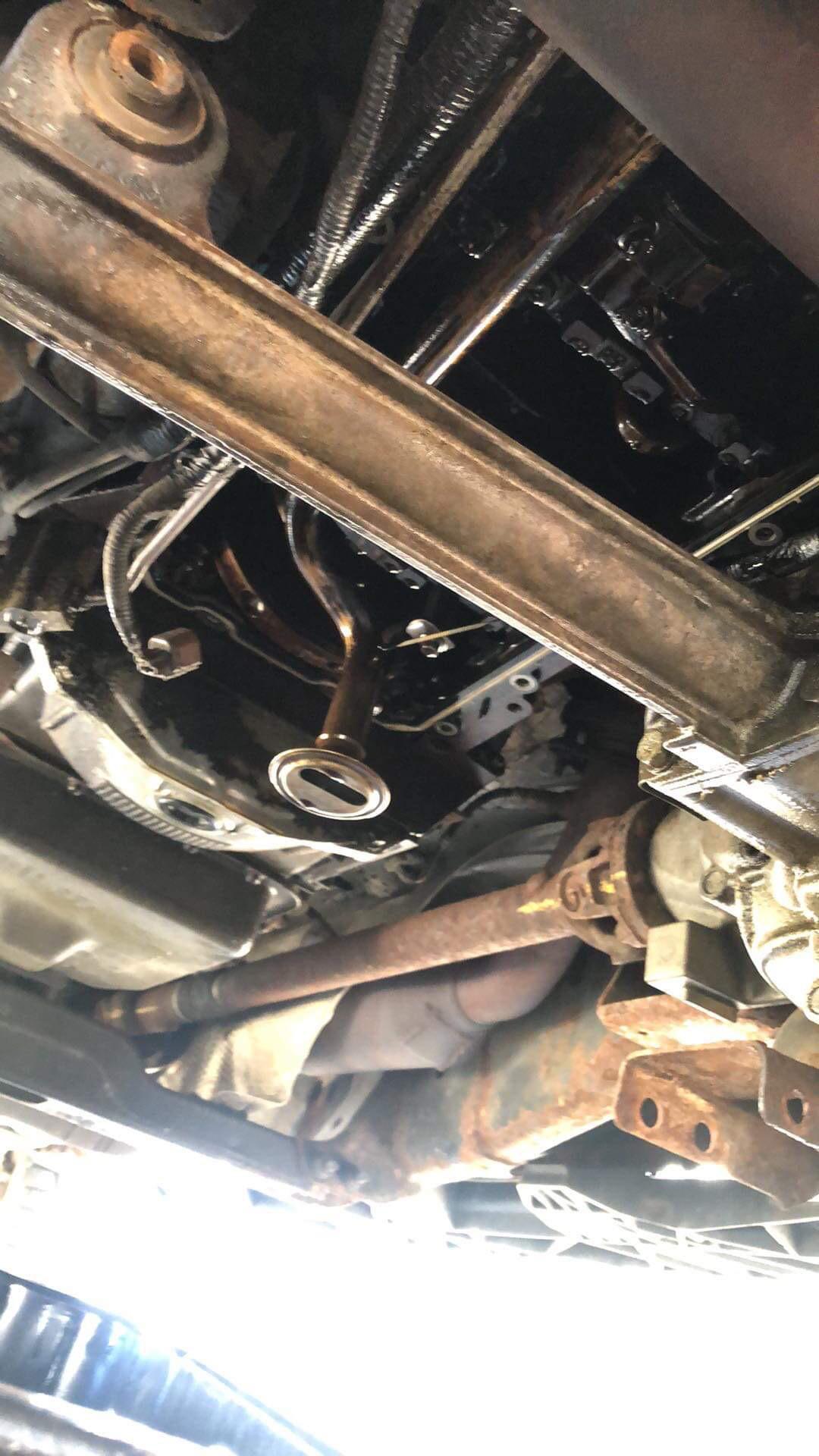 Anyone else think replacing the oil pan gasket on the 5.4 3V sucks