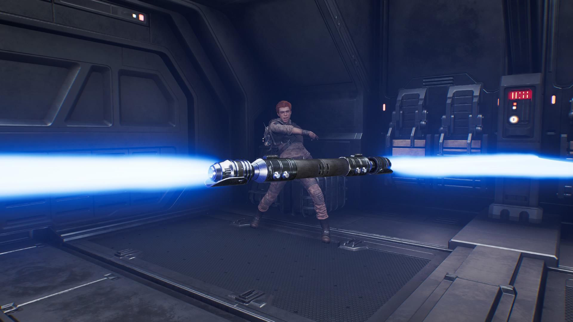 Want to show off your lightsaber? This is the way to do it r/FallenOrder