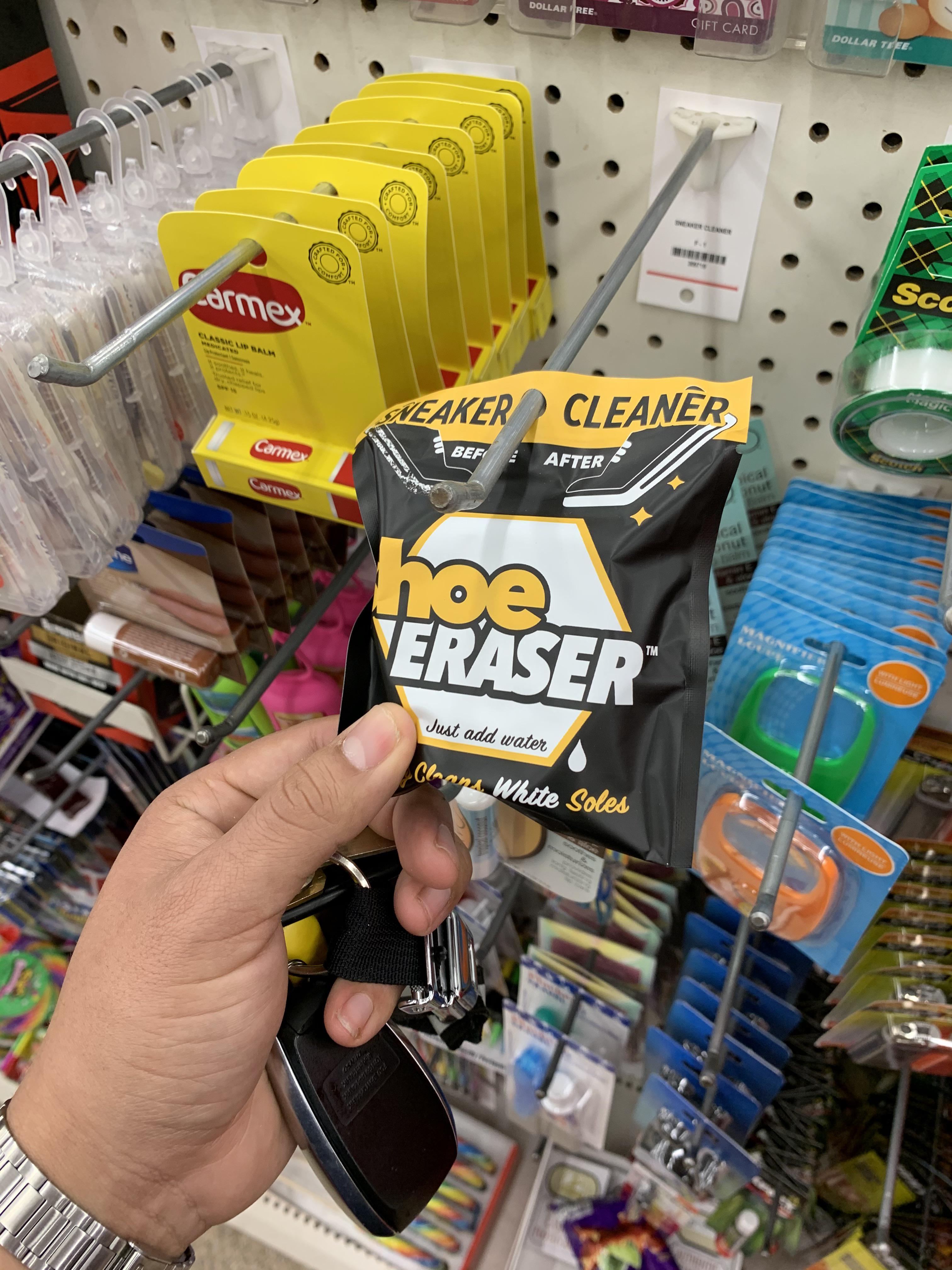 This is how my wife noticed it. It’s shoe eraser. Lmao r